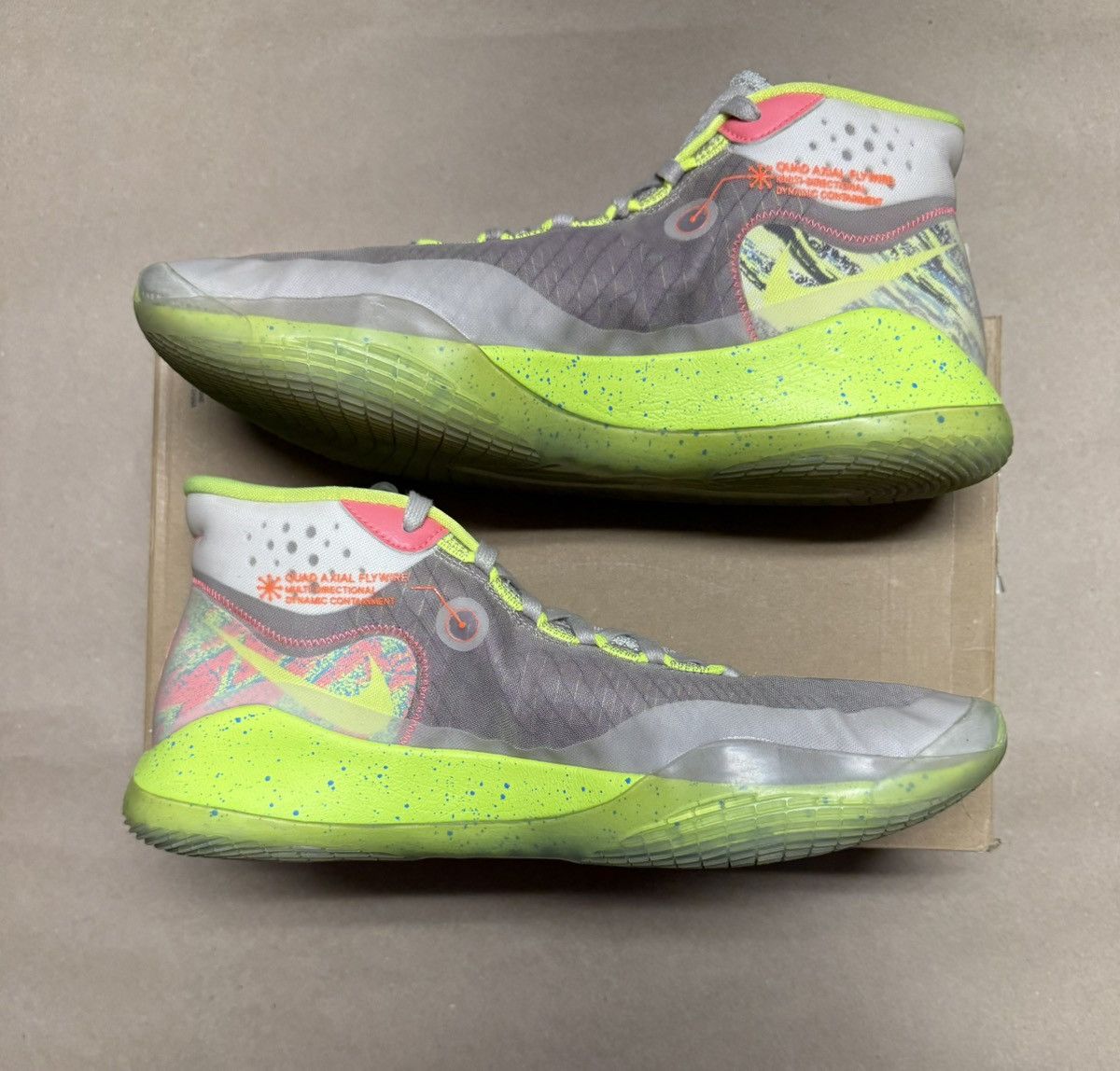 Nike Nike Zoom KD 12 90s Kid Kevin Durant men’s size 14 Rare! Size US 14 / EU 47 - 2 Thumbnail