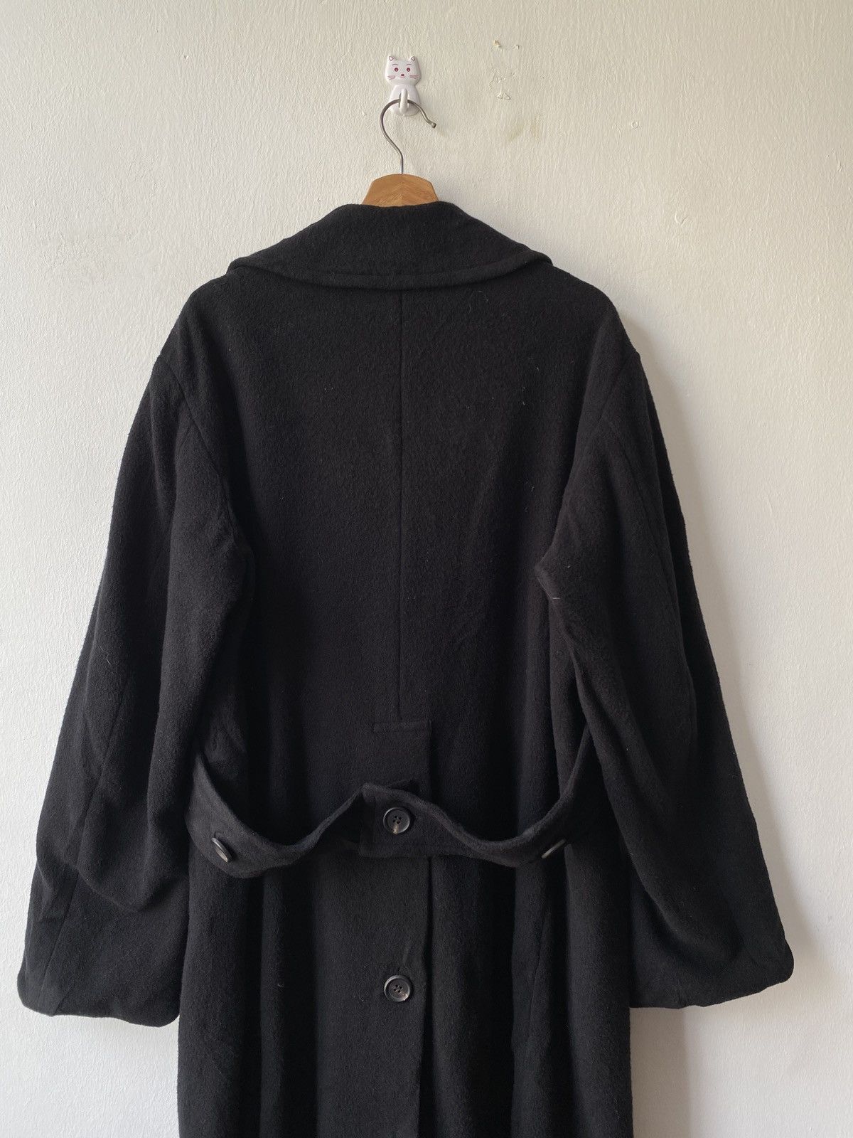 Yohji Yamamoto Y’s Yohji Yamamoto Wool Long Coat Size US XL / EU 56 / 4 - 10 Thumbnail