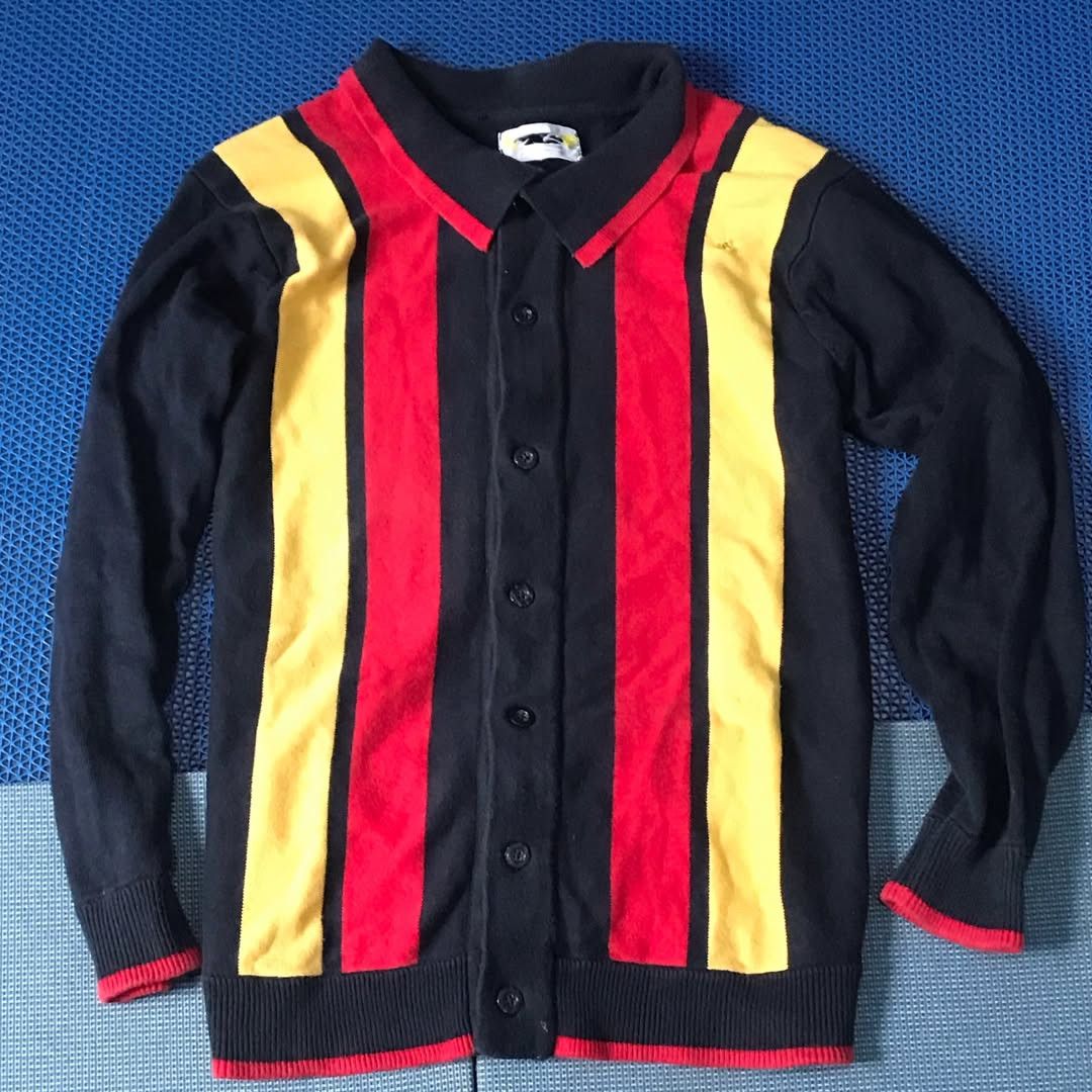 Vintage Vintage archive Knitwear long Sleeves dagger colar navy Size US L / EU 52-54 / 3 - 4 Thumbnail