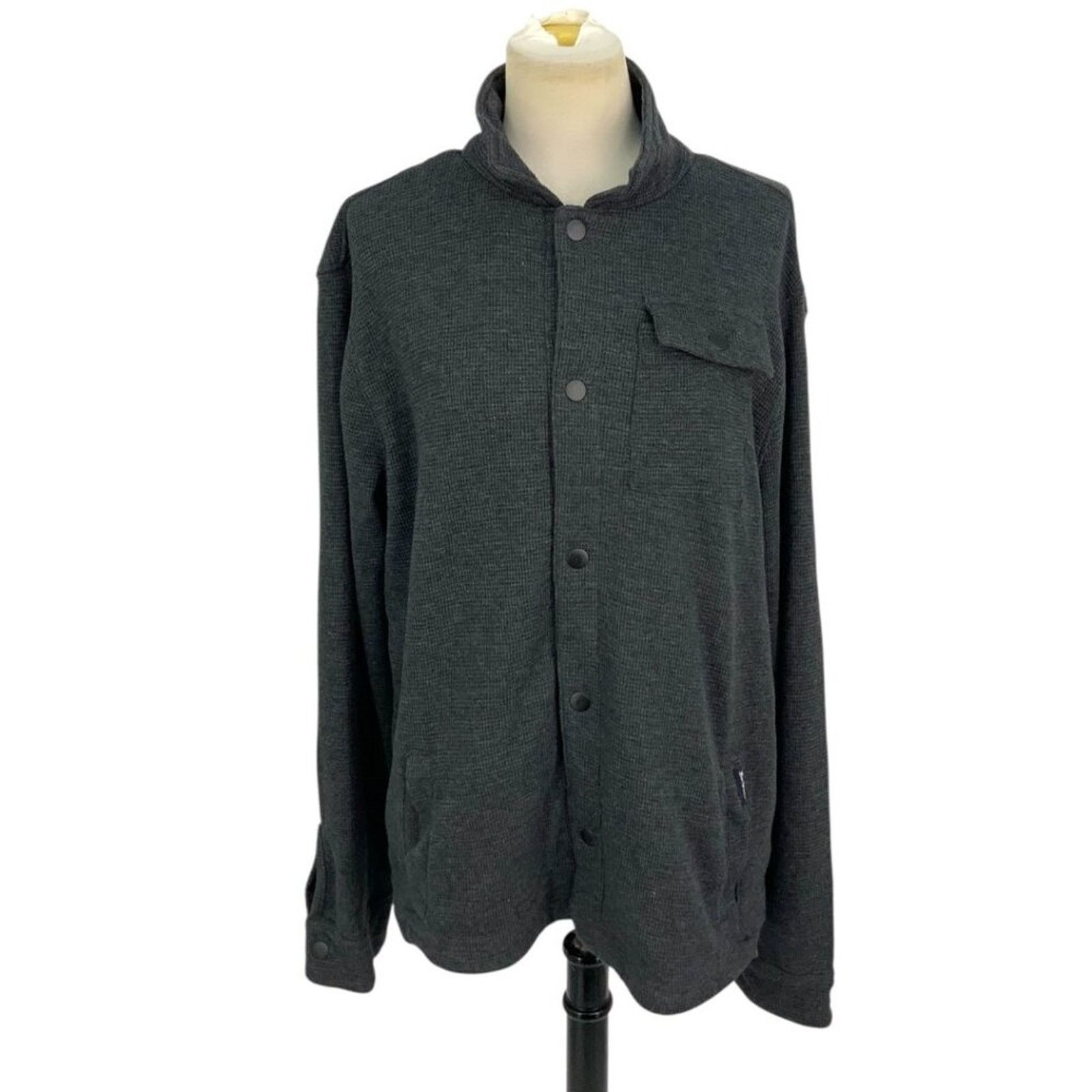 Ben Sherman Ben Sherman Waffle Weave Shirt Jacket Gray Size Medium NWOT Size US M / EU 48-50 / 2 - 2 Thumbnail