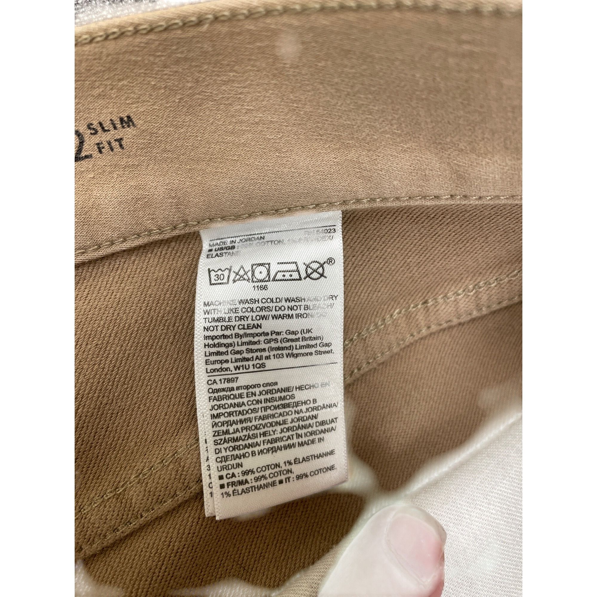 Banana Republic Banana Republic Mens Slim Fit Traveler Jeans Tan 36x32 SKU 8 Size US 36 / EU 52 - 10 Thumbnail
