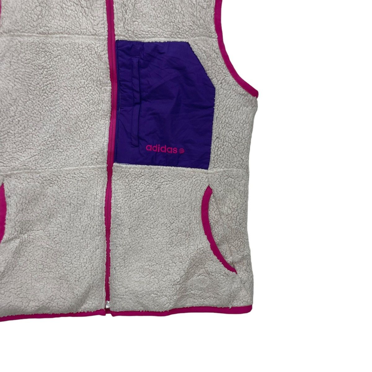 Adidas Adidas Deep Pile Vest Jacket Size M / US 6-8 / IT 42-44 - 4 Thumbnail