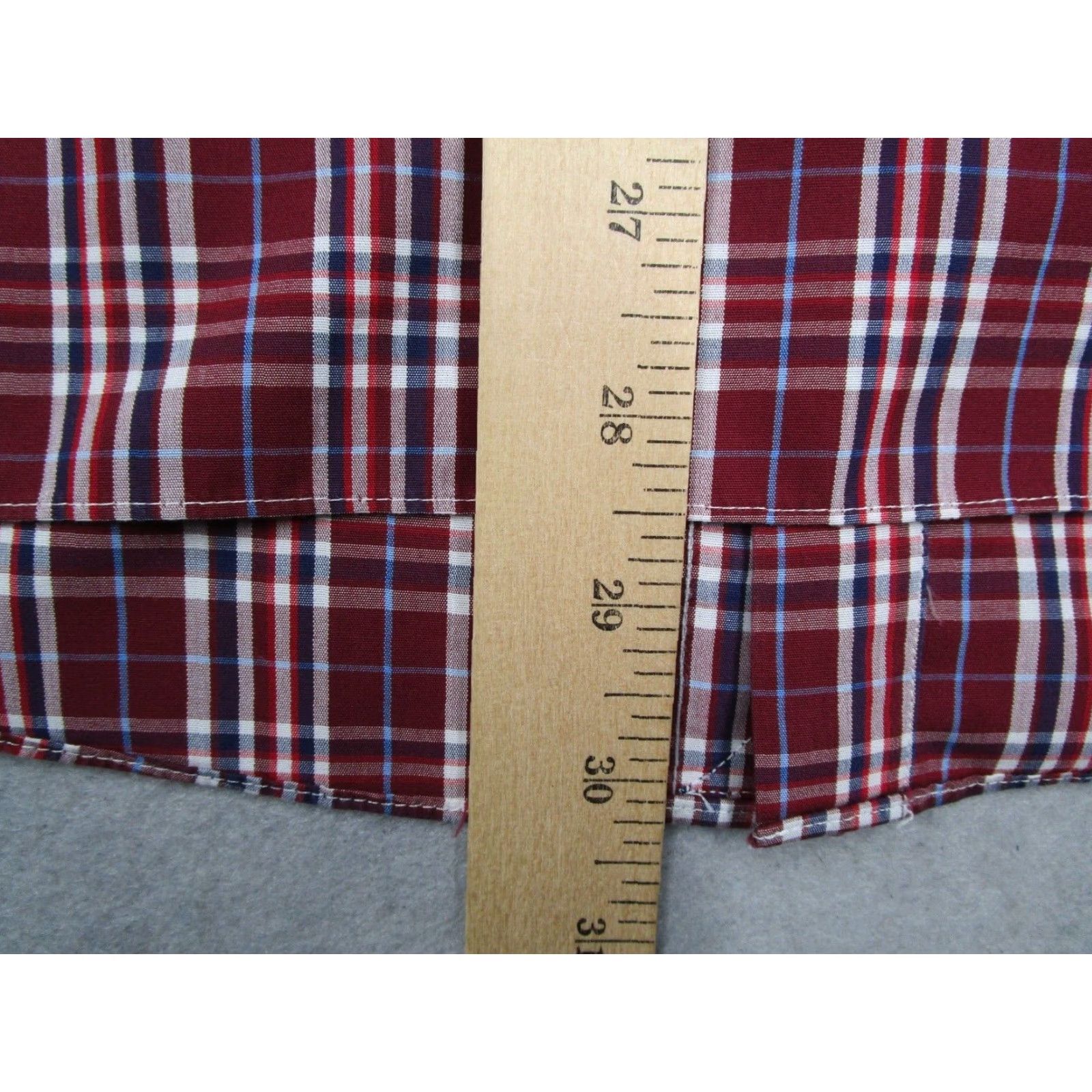 UNTUCKit UNTUCKit Mens Extra Large Red Chevalier Twill Button Up Long Sleeve Shirt Wrinkle Free Size US XL / EU 56 / 4 - 7 Thumbnail