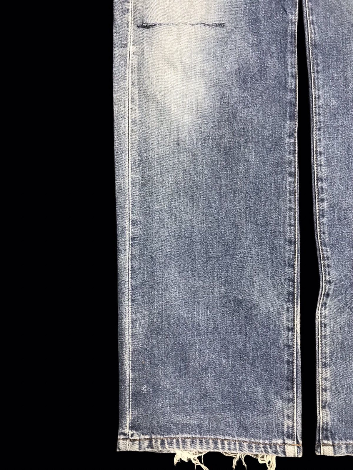 Levi's 💥THRASHED💥Vintage Levis 551ZXX BIG E LVC Thrshd Denim F182 Size US 33 - 7 Thumbnail