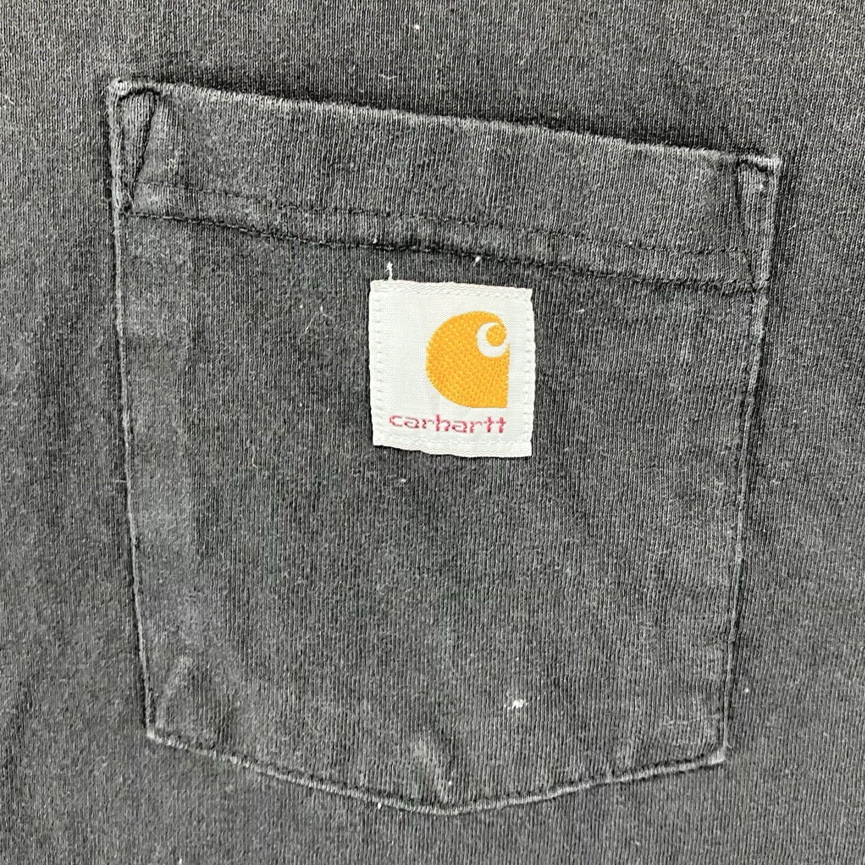 Carhartt Carhartt Mens LT TALL Short Sleeve T-Shirt OG Fit Faded Black Cotton Crew Neck Logo 3XLT K87 All Seasons Heavyweight Size US L / EU 52-54 / 3 - 4 Thumbnail