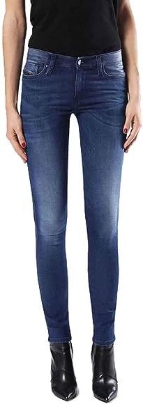 Diesel GRUPEE-NE 0674Y W23 Slim Cotton Stretch Blue Jeans 64967 Size 23" - 1 Thumbnail