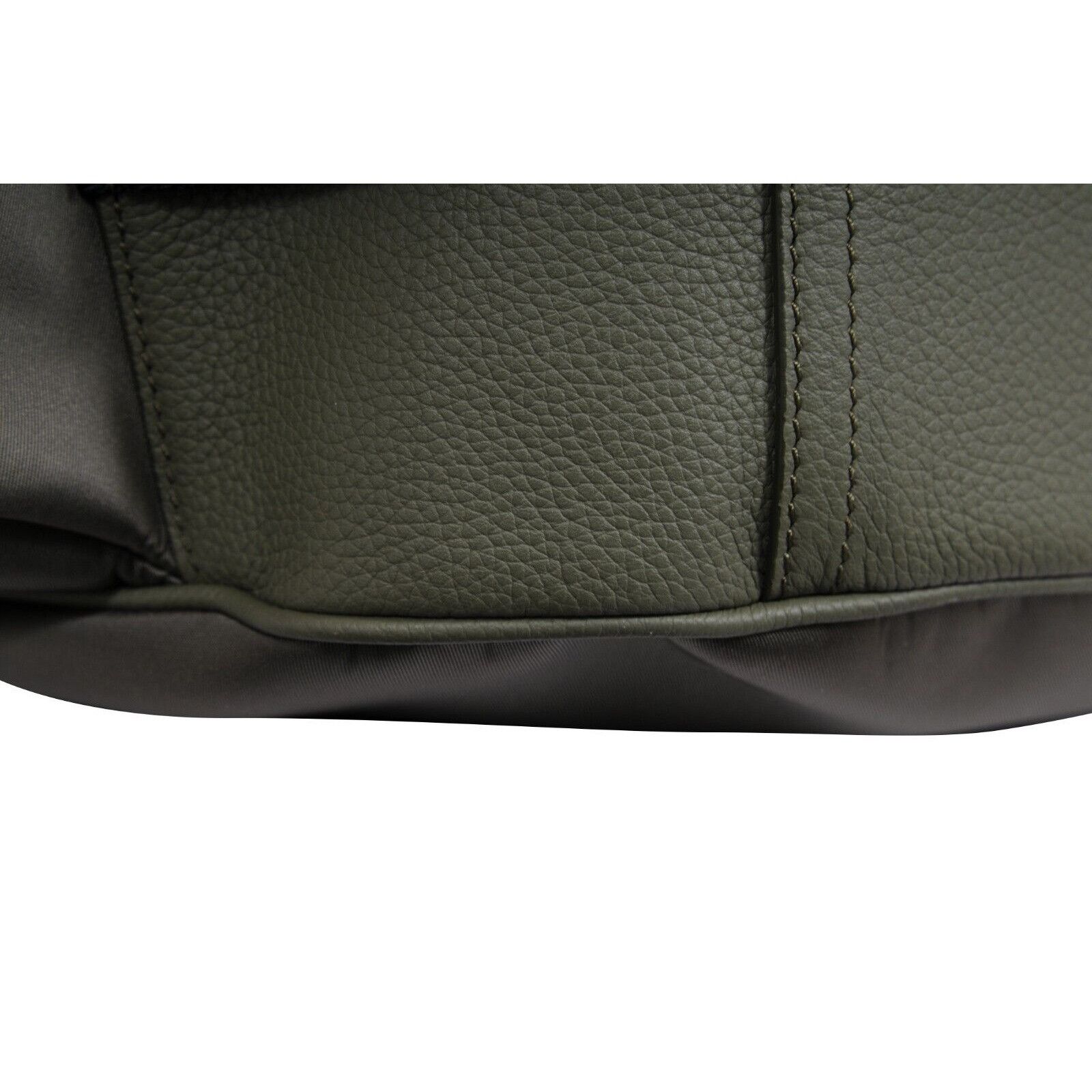 Dior × Sacai Saddle Messenger Bag Olive Green Navy Blue Leather Size ONE SIZE - 20 Thumbnail