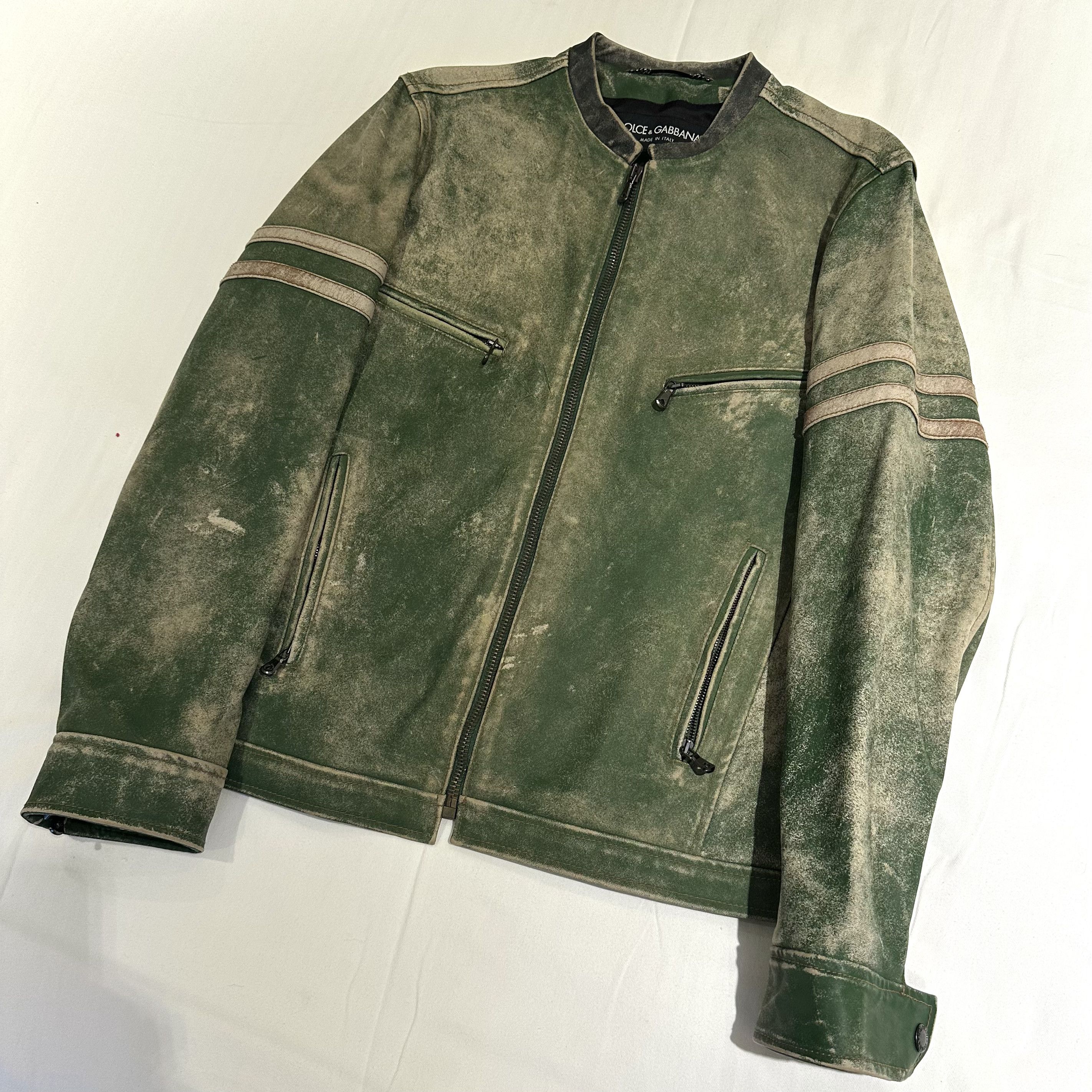 Dolce & Gabbana Dolce & Gabanna Archive Horse Leather Biker Jacket Size US M / EU 48-50 / 2 - 2 Thumbnail