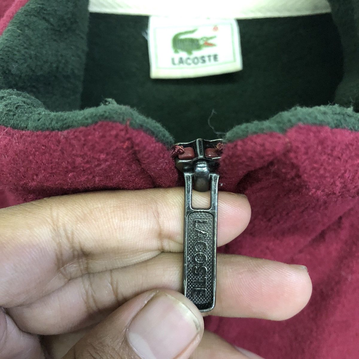 Lacoste Vintage Lacoste Yatching Fleece Sweater Jacket Size US M / EU 48-50 / 2 - 12 Thumbnail