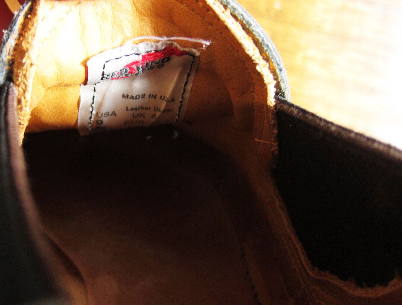 Red Wing RED WING Boots 8142 Romeo Side Gore Black Boots Size (US 9E) Size US 9 / EU 42 - 6 Thumbnail