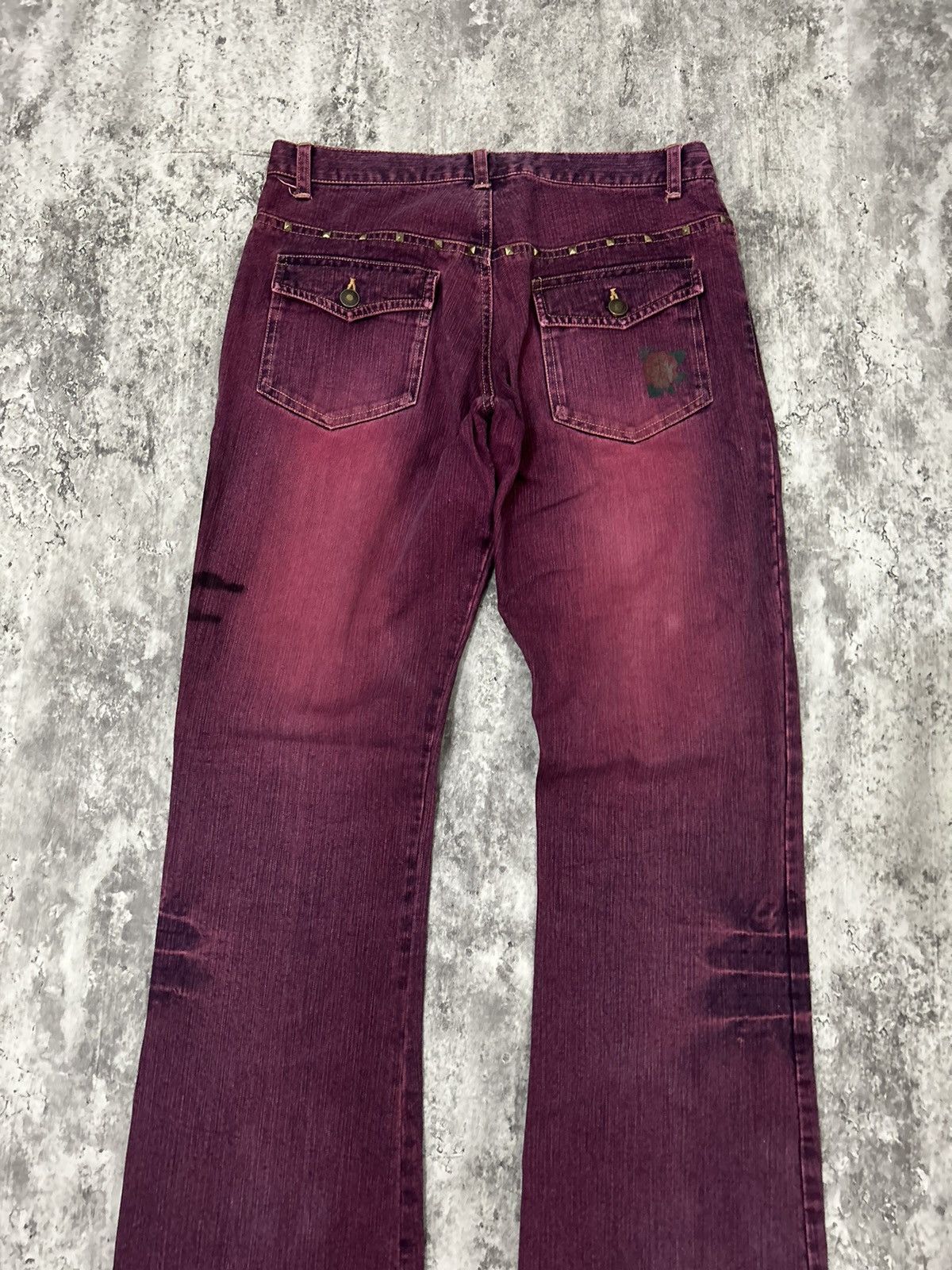 Vintage Rustenburg Homme Scorpion Distressed Jeans Size US 32 / EU 48 - 4 Thumbnail