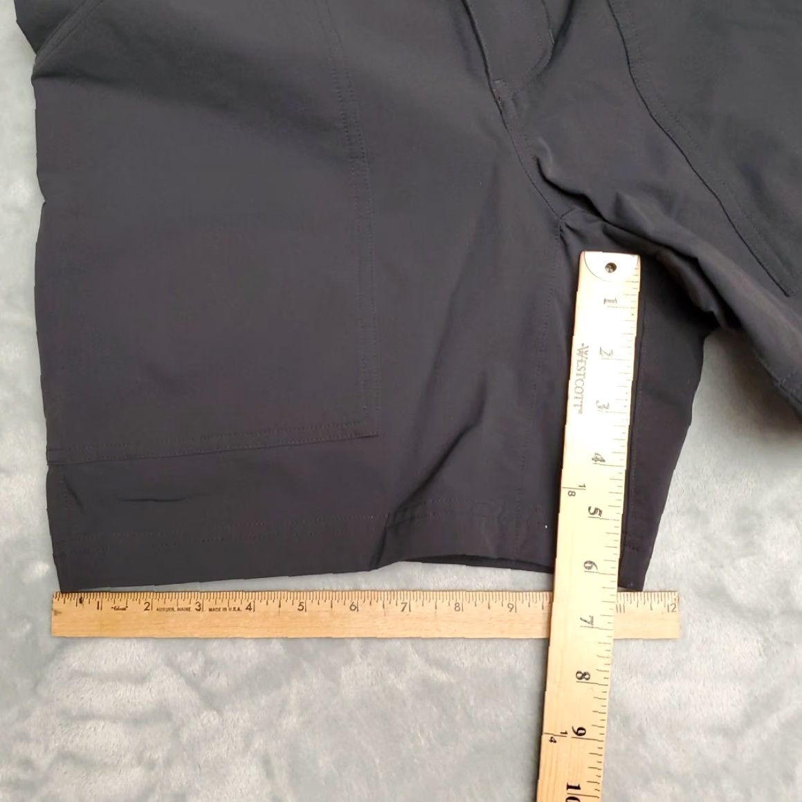 Vintage REI Shorts Women 14 Black Lightweight Stretch Nylon Tech Blend Hike Camp Travel Chin o Size 36" / US 14 / IT 50 - 7 Thumbnail