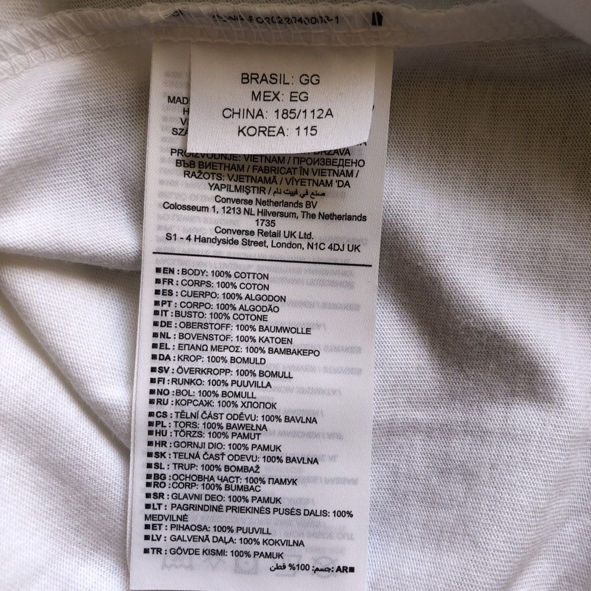 Converse Converse Gender Free Standard Fit Tee Size US XL / EU 56 / 4 - 5 Thumbnail