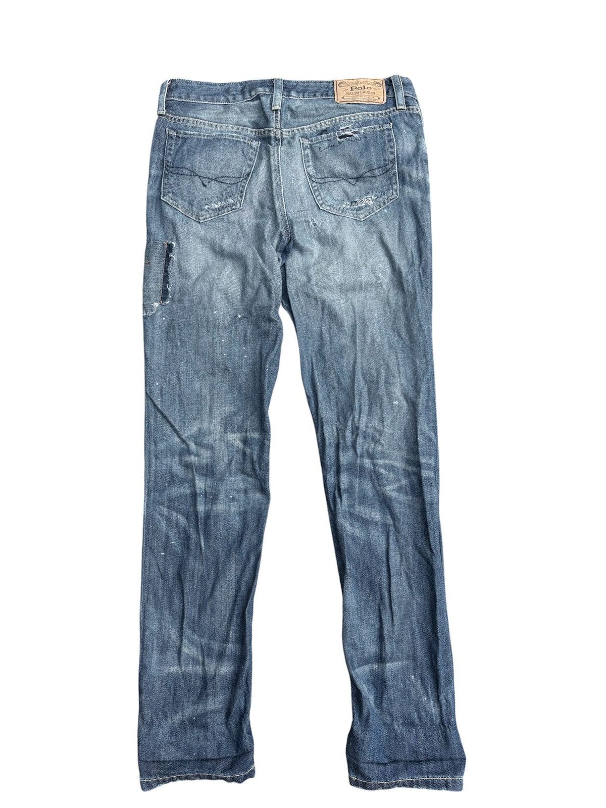 RRL Ralph Lauren Polo Ralph Lauren Patchwork Denim Pants Size US 28 / EU 44 - 11 Thumbnail