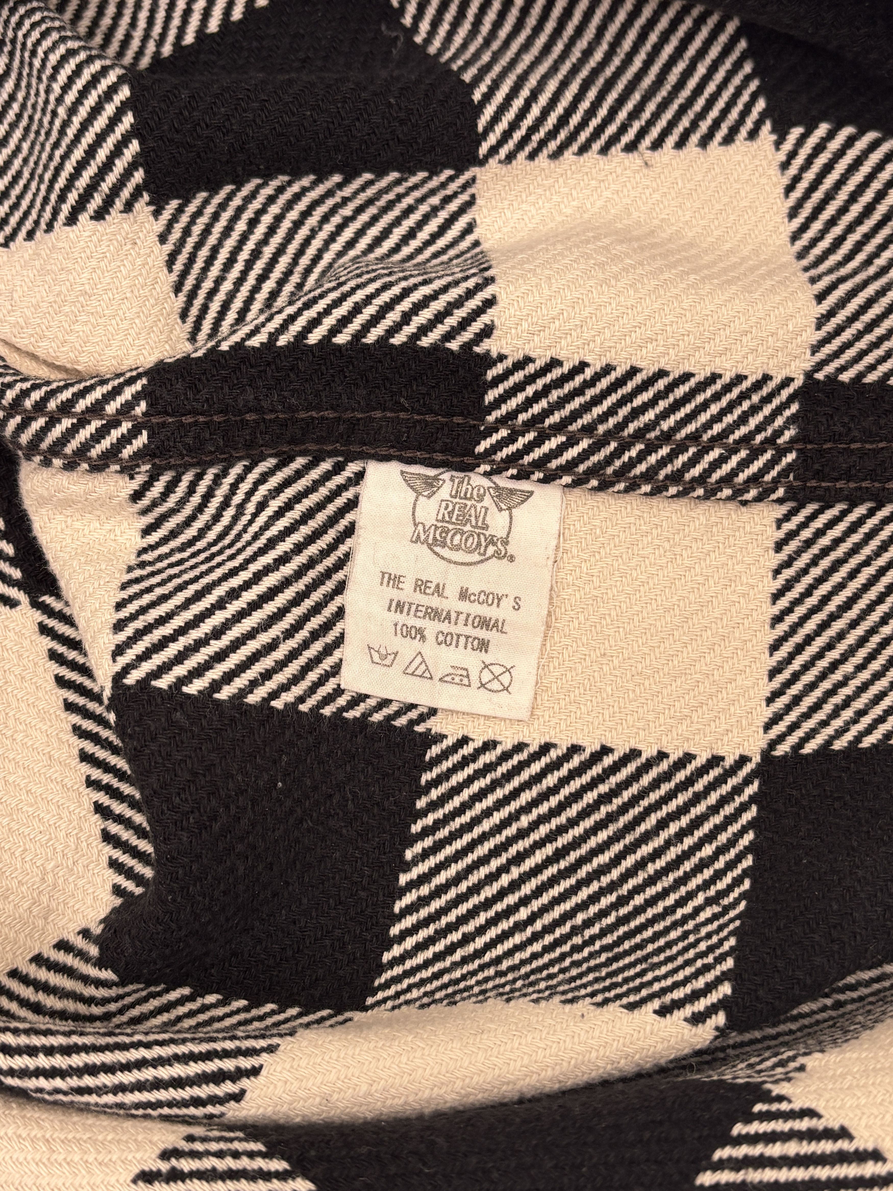 The Real McCoy's The Real McCoy’s Flannel Shirt Black Check Size L Size US L / EU 52-54 / 3 - 6 Thumbnail