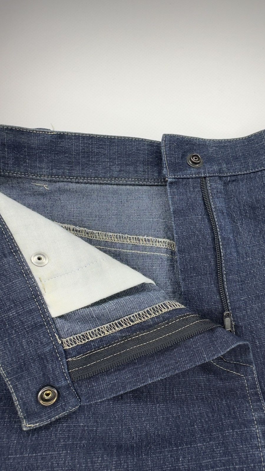 Burberry Burberry Vintage Denim Skirt – Size 18 (Women) Size 36" / US 14 / IT 50 - 8 Thumbnail