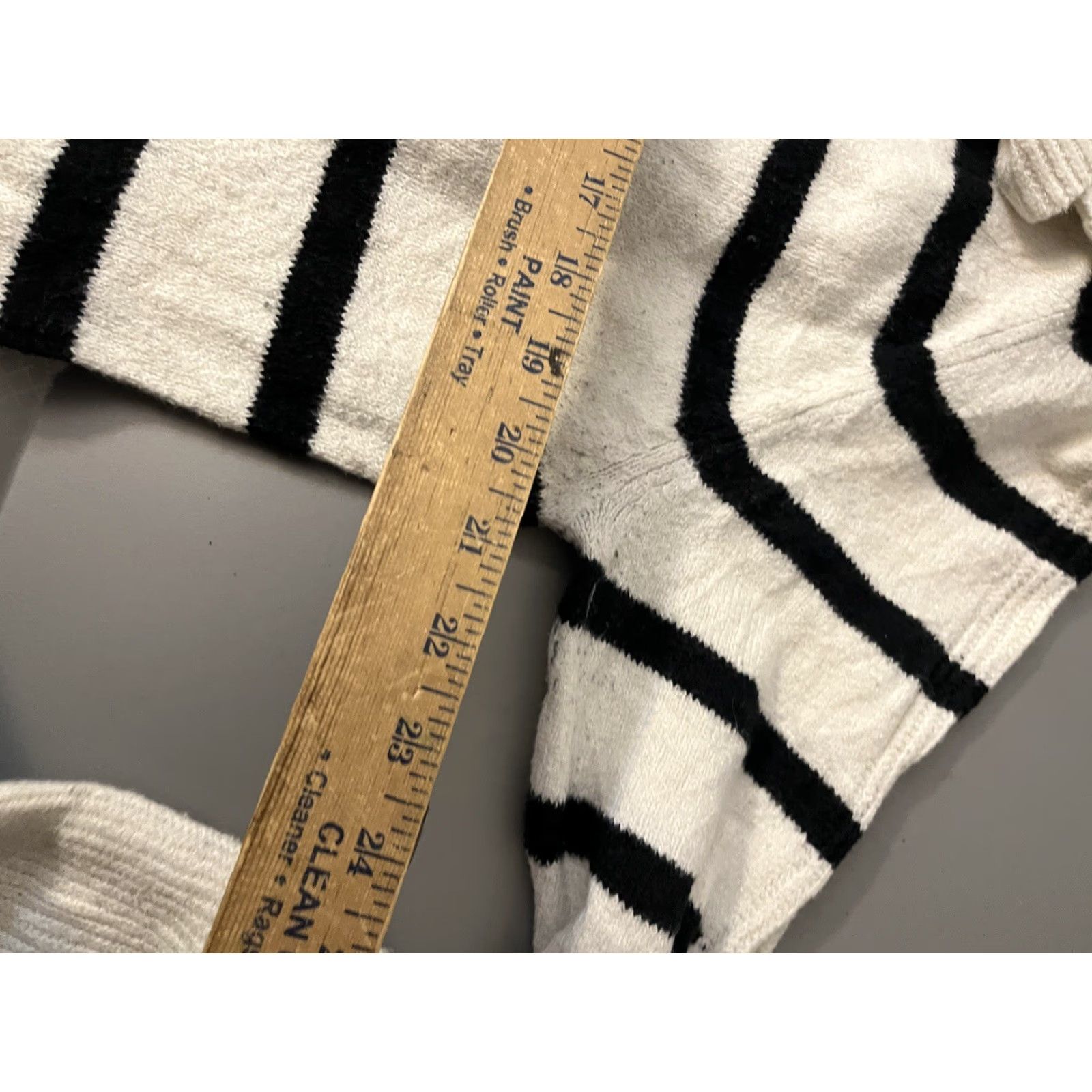 Vintage A New Day Women's Sweater Mock Turtleneck TunicSweater-A White Striped Size Medium Size M / US 6-8 / IT 42-44 - 5 Thumbnail