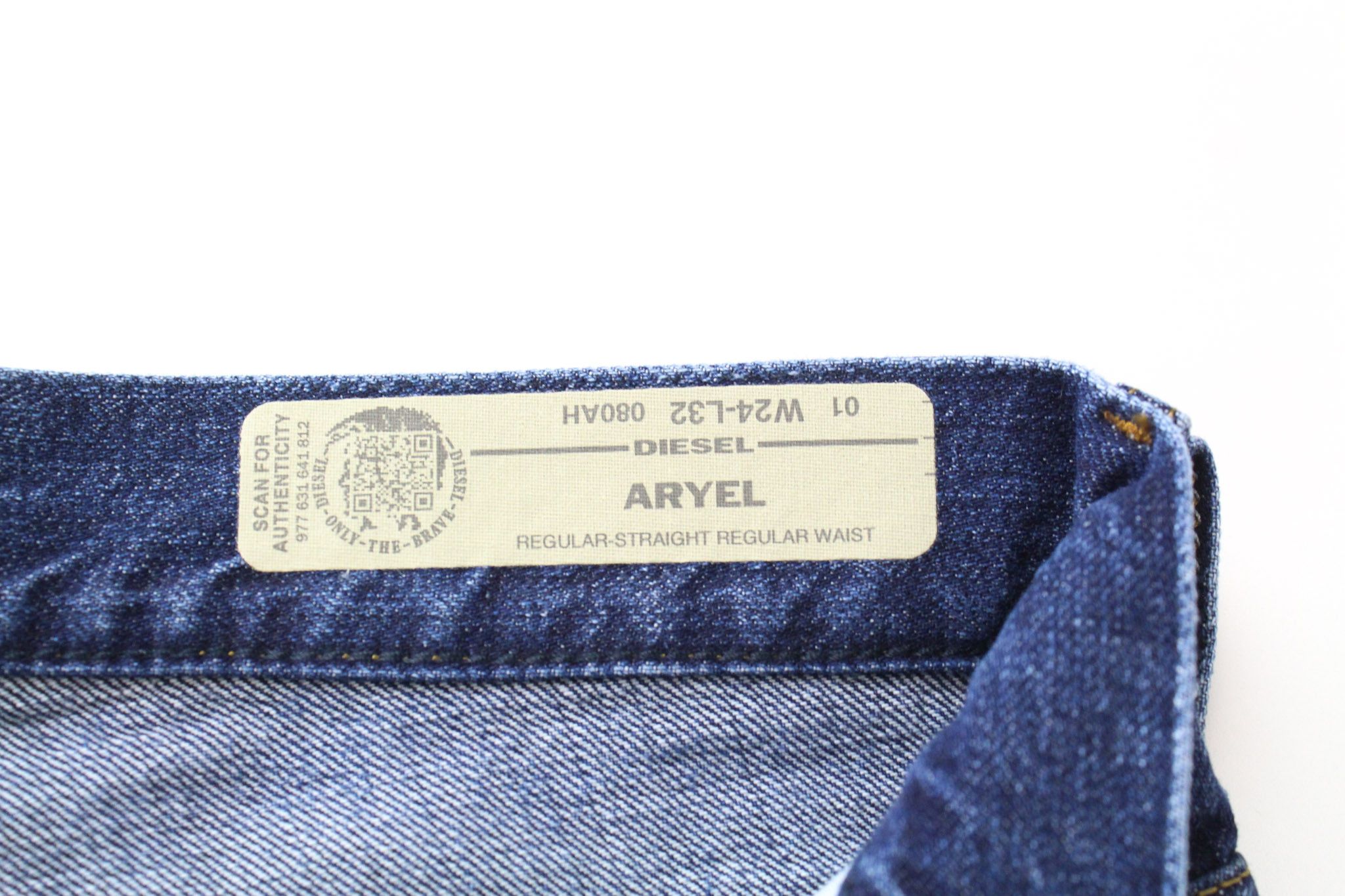 Diesel ARYEL 080AH W24/L32 Blue Ripped Jeans 71394 Size 24" / US 00 / IT 34 - 6 Thumbnail