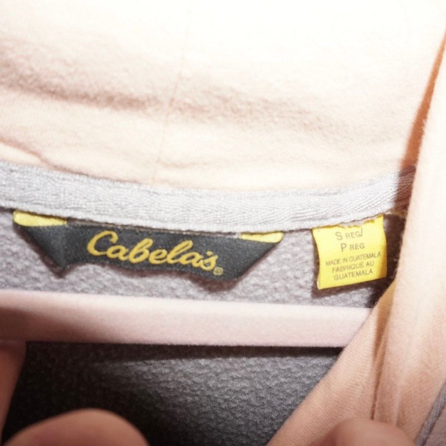 Cabelas Small - Vintage Y2K cabelas embroidered spell out 00s hoodie Size S / US 4 / IT 40 - 3 Thumbnail