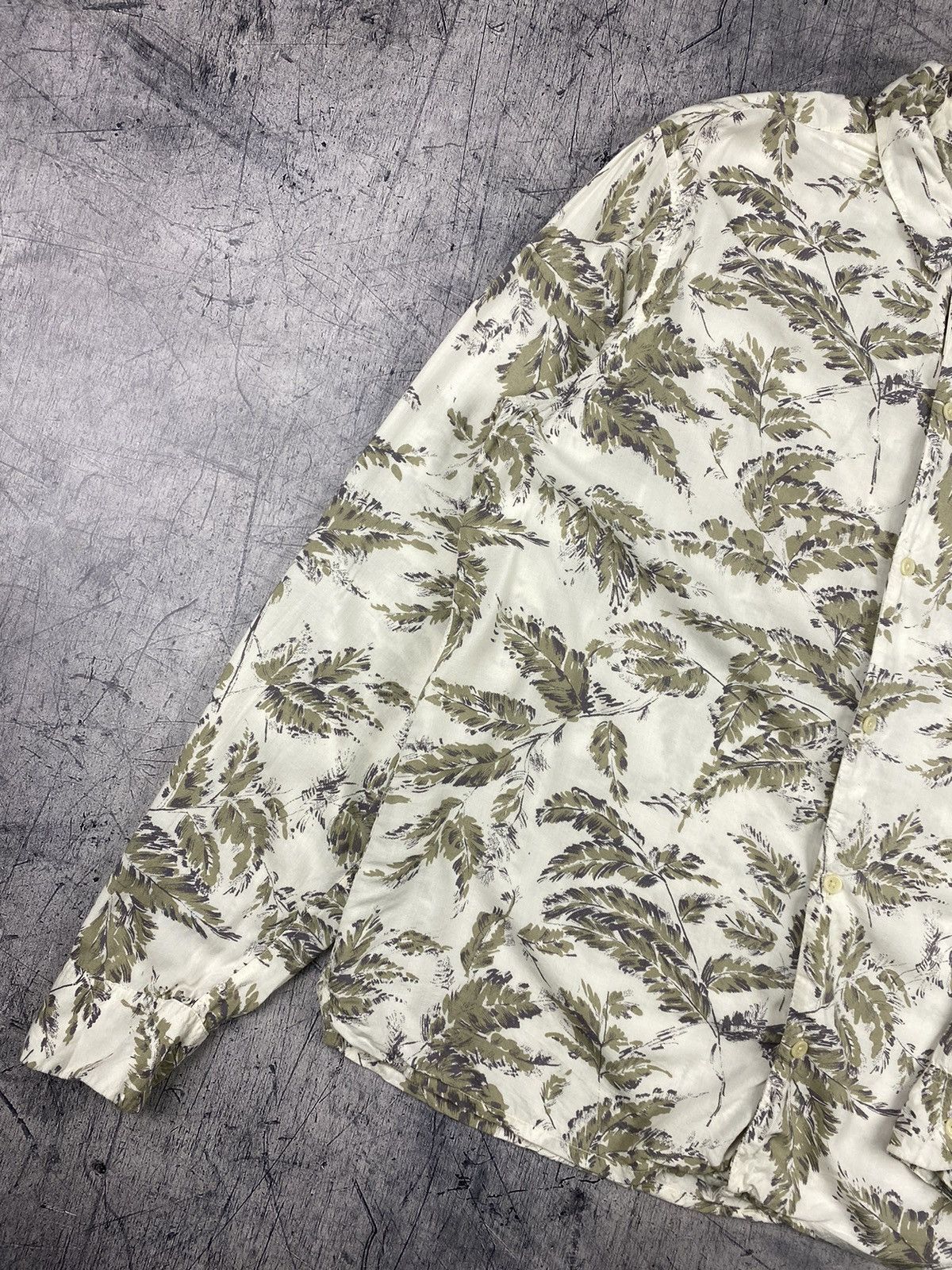 Allsaints Allsaints Long Sleeve Shirt Allover Floral Design Size L Size US L / EU 52-54 / 3 - 3 Thumbnail