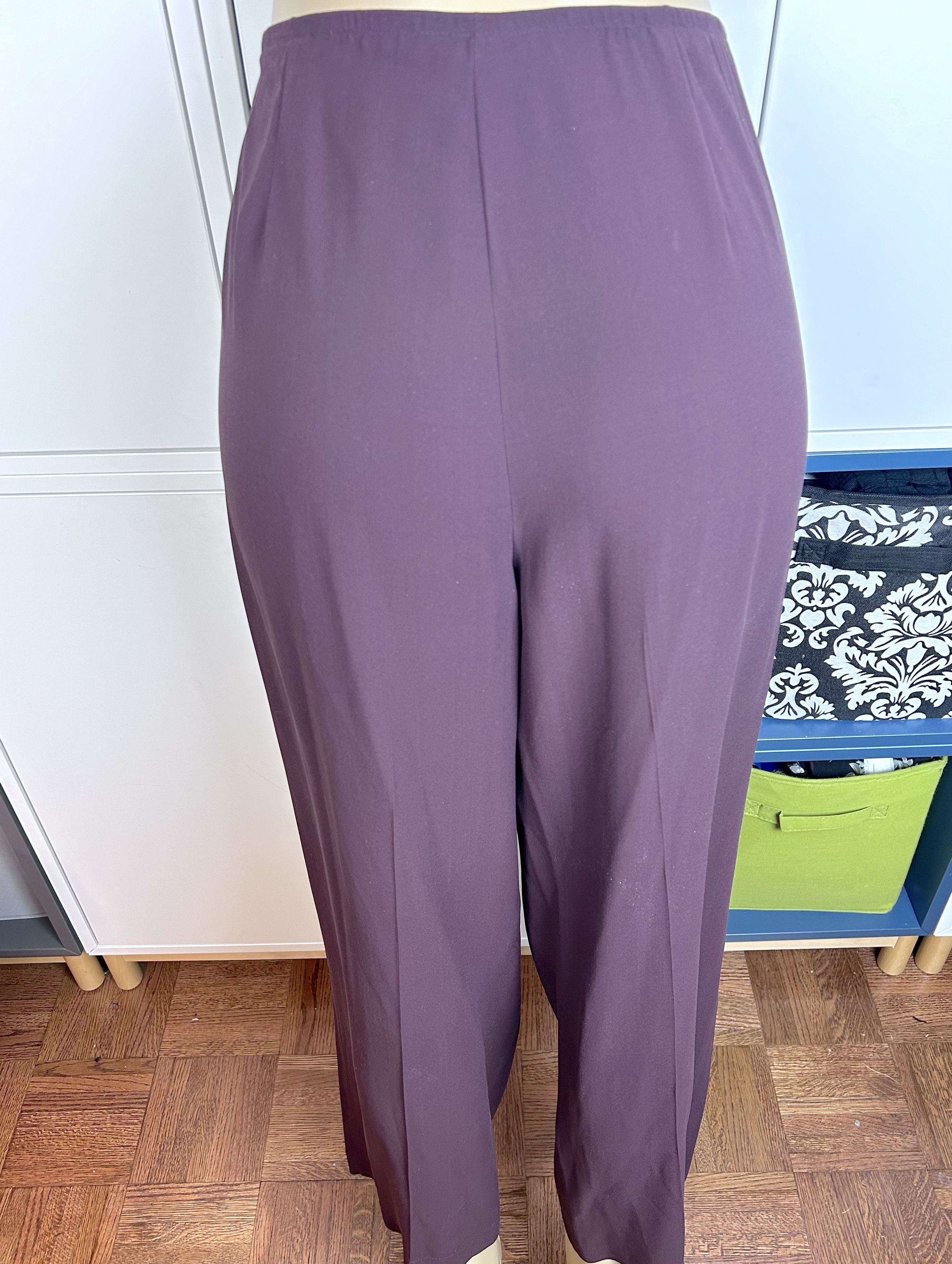 Eileen Fisher Eileen Fisher Aubergine Dress Pants Size 30" / US 8 / IT 44 - 4 Thumbnail