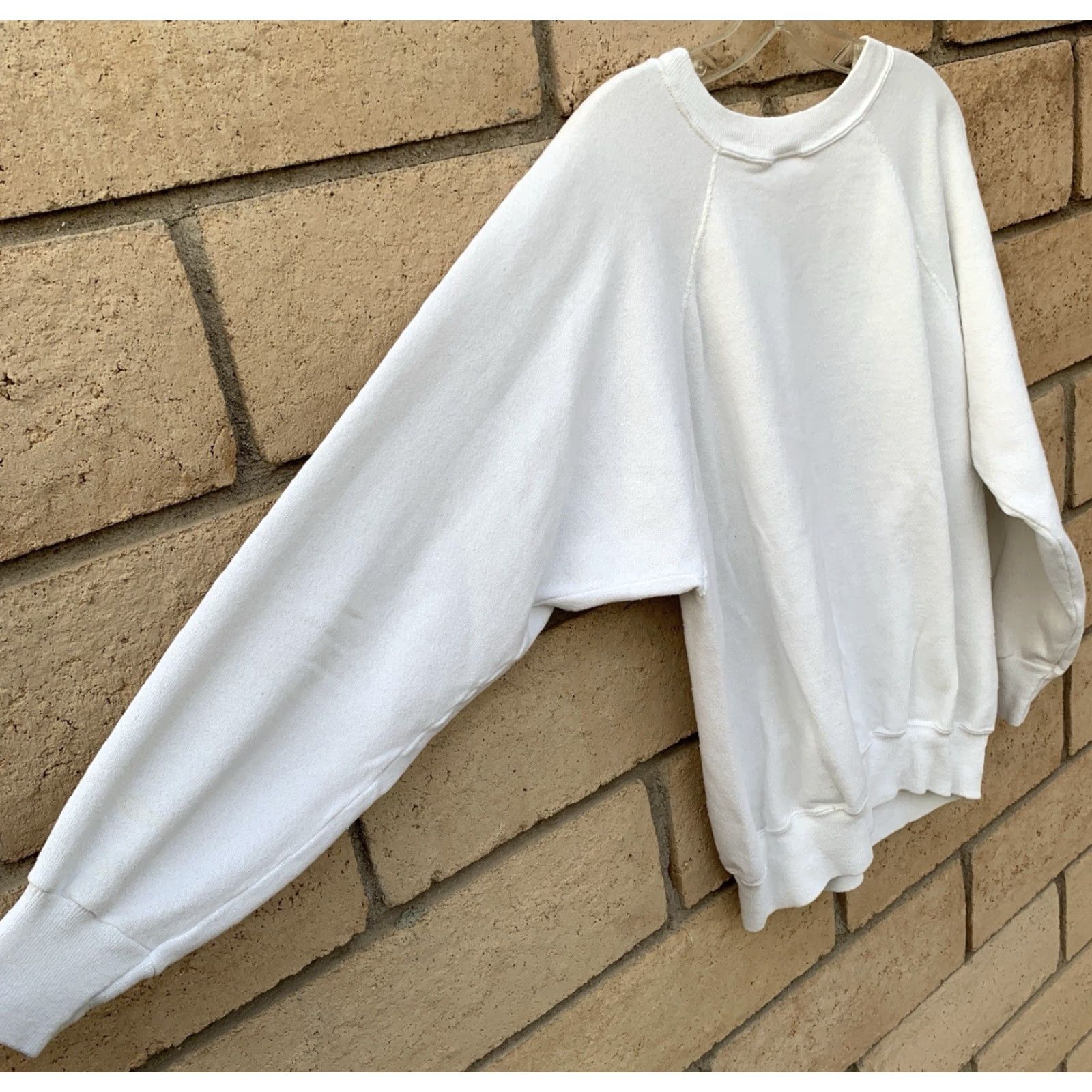 Vintage VINTAGE Ultra Sweats Raglan Sweatshirt Men's White Sport White Baseball Basketball Football L Size US L / EU 52-54 / 3 - 6 Thumbnail