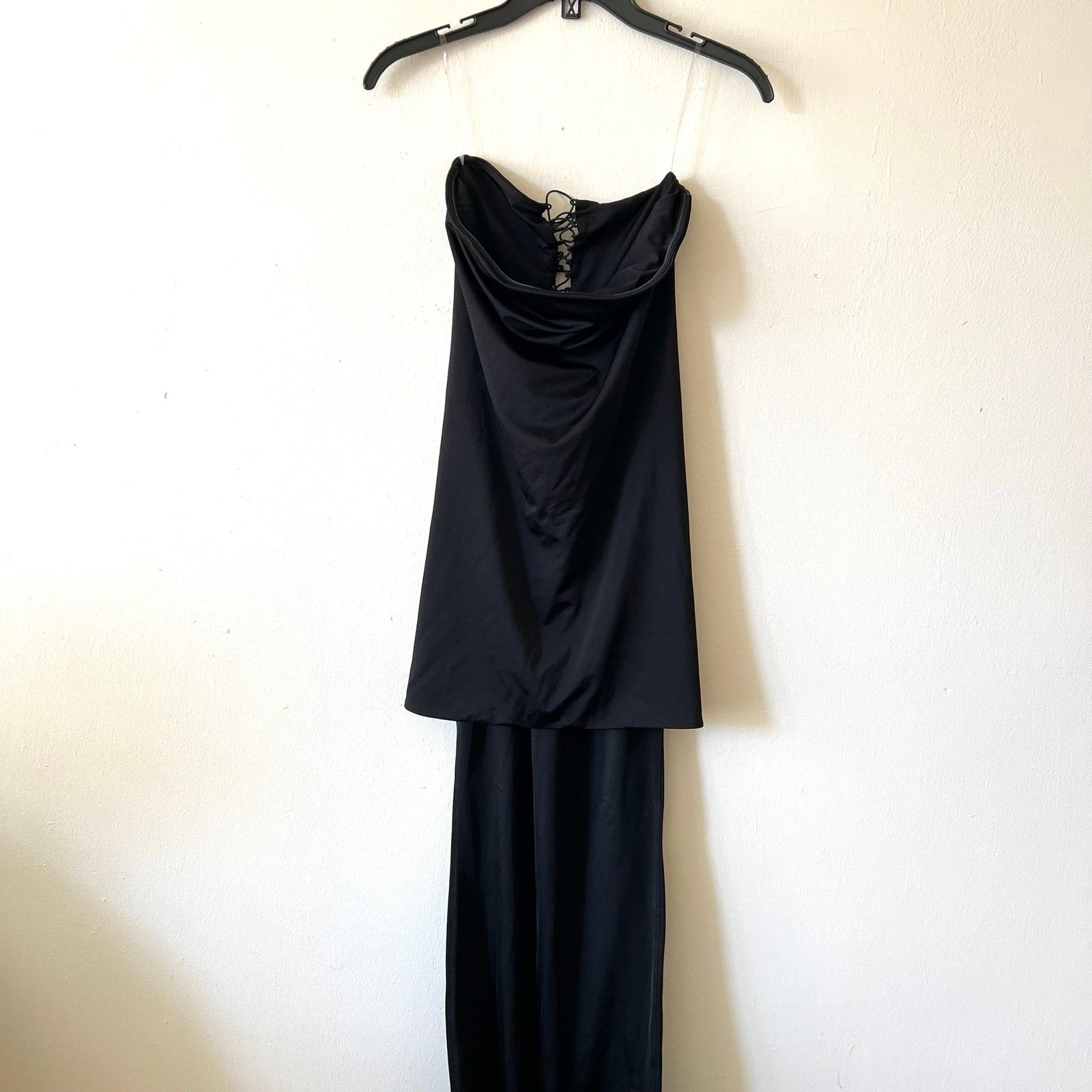 Oh Polly Aster Premium Jersey lace mini dress train size