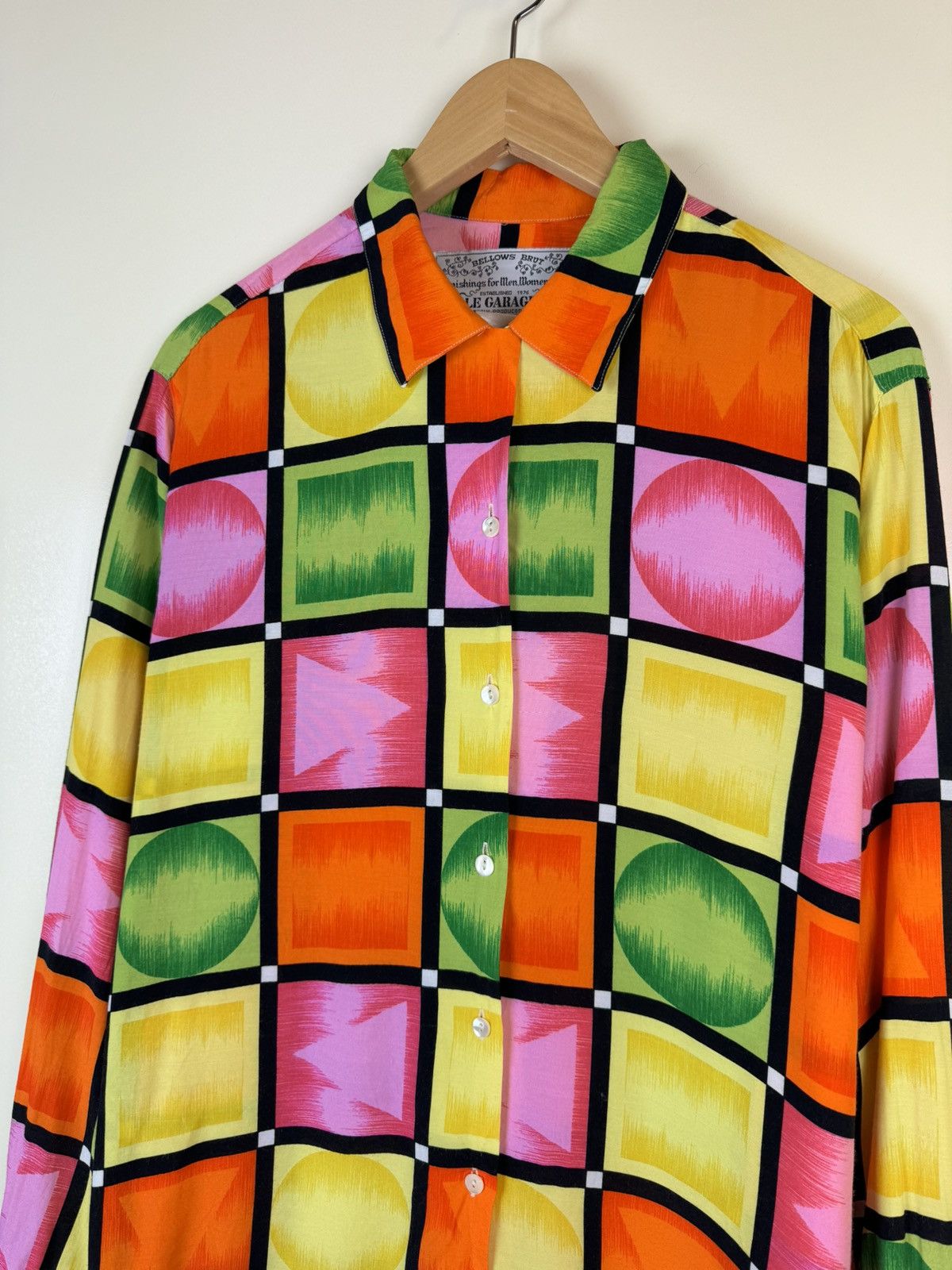 Vintage Le Garage Bellows Brut Vintage Art Retro Shirt Versace Style Size US L / EU 52-54 / 3 - 4 Thumbnail