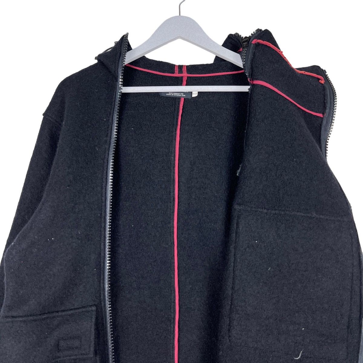 If Six Was Nine 🔥 ALLEN & HANSON WOOL 3 POCKET ASYMMETRICAL ZIPPER JACKET Size US M / EU 48-50 / 2 - 11 Thumbnail