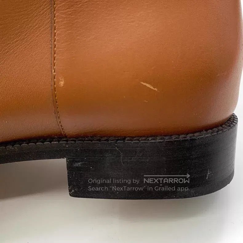 Dior Dior Caramel-coloured logo leather knight boots Size US 7 / IT 37 - 9 Thumbnail