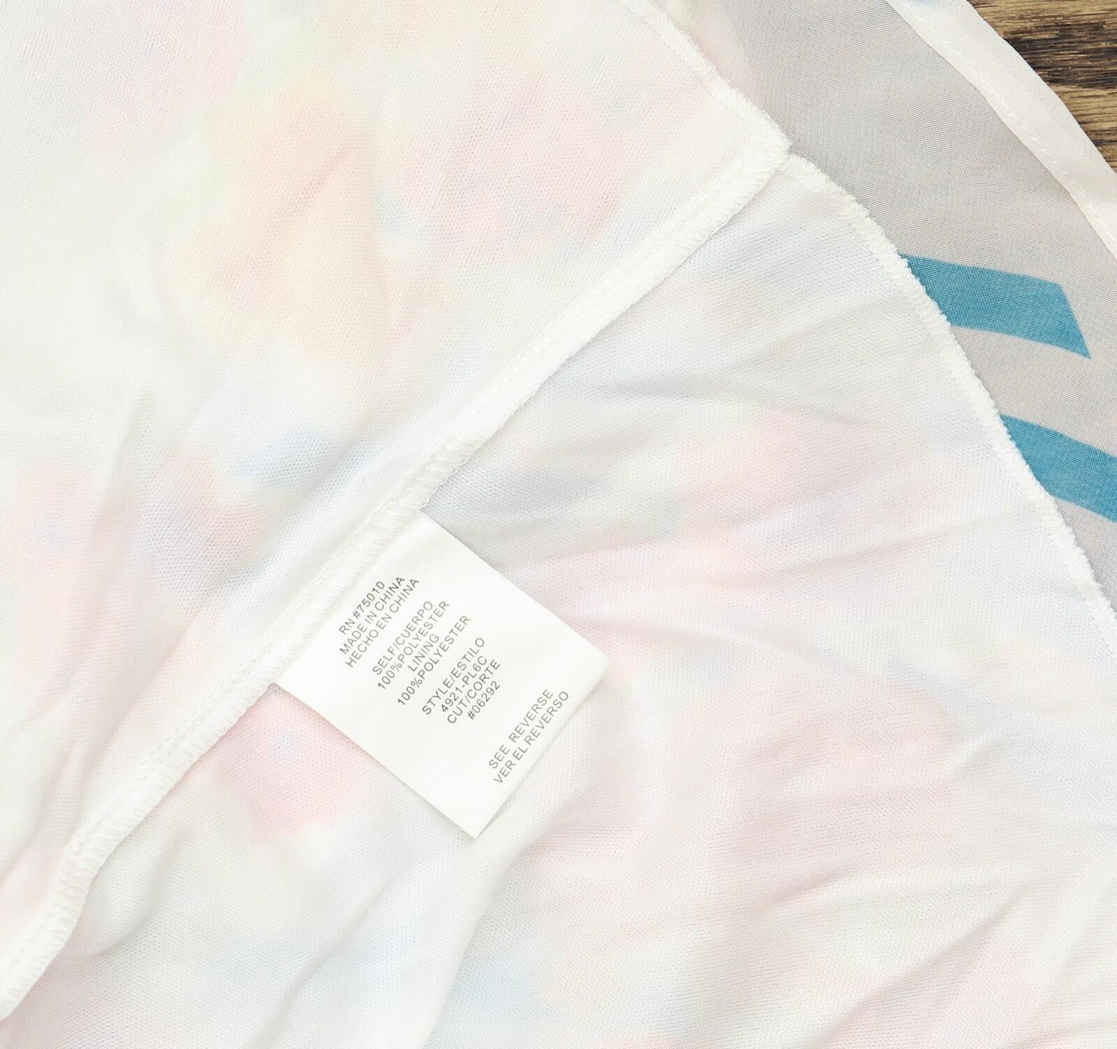 Other New City Studios Belted Fit & Flare Dress White Multi 7 Size M / US 6-8 / IT 42-44 - 5 Thumbnail