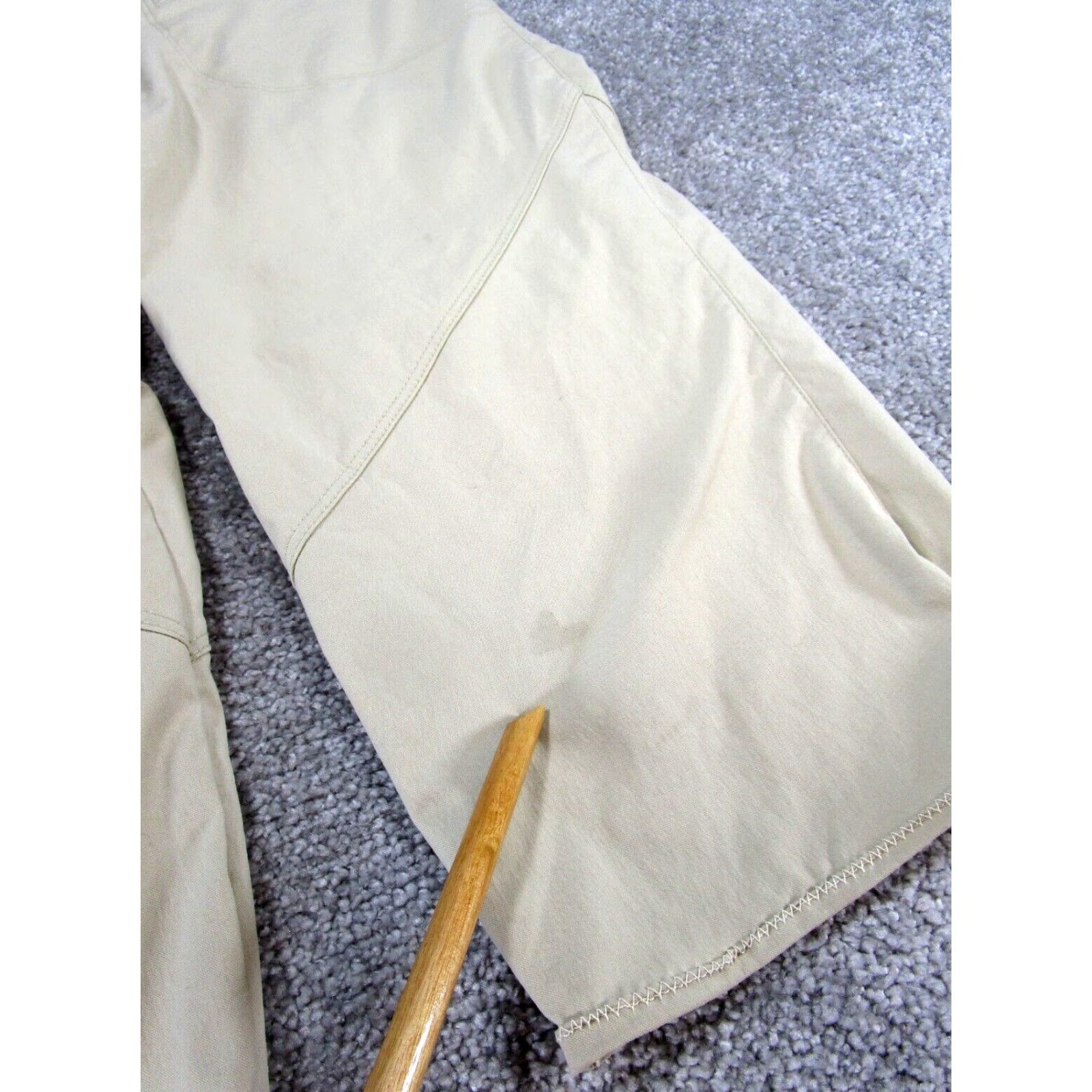 Vintage Columbia Pants Womens 8 Short Beige Nylon Carpi Hiking Size 30" / US 8 / IT 44 - 2 Thumbnail