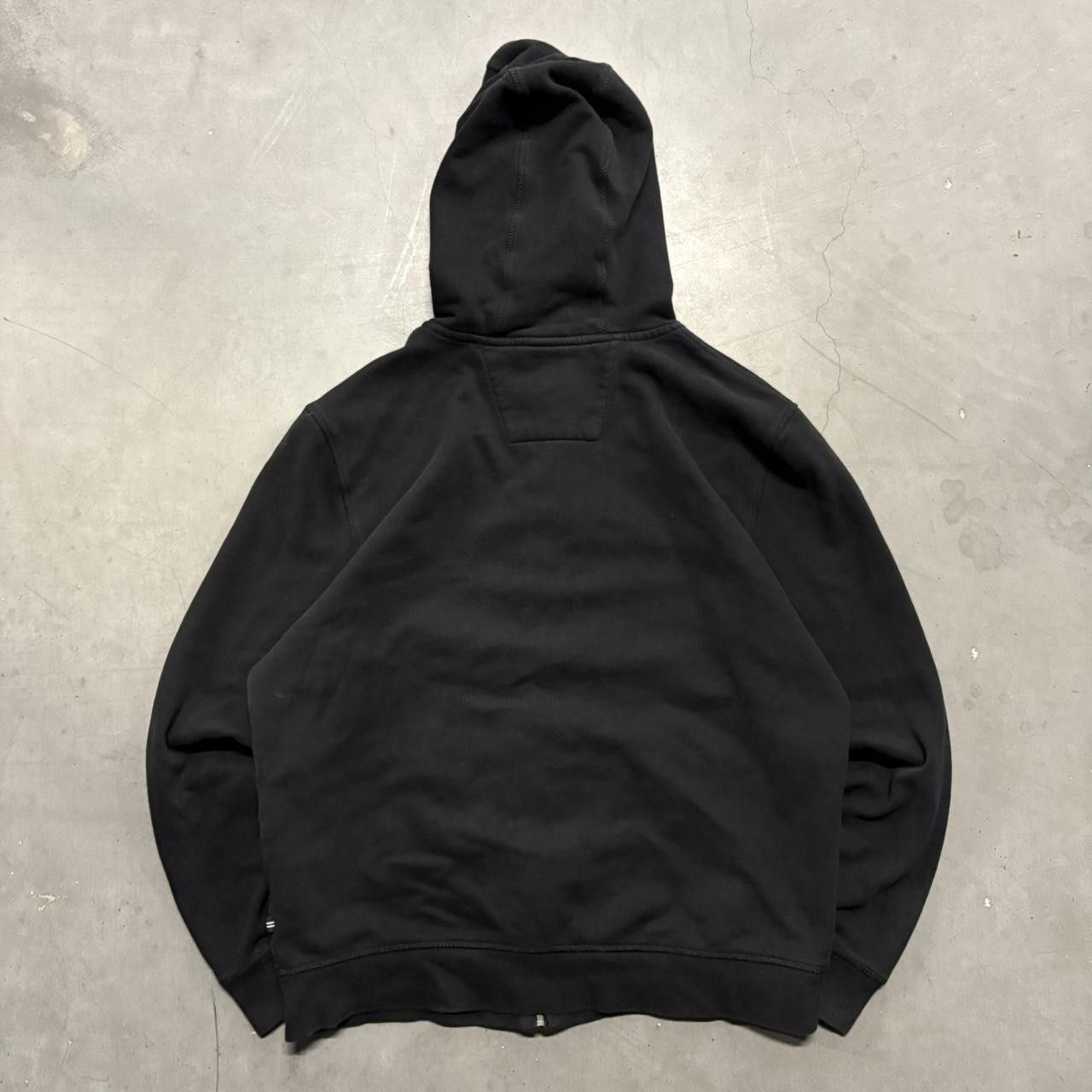 Nautica Crazy Vintage Y2K/2000s Black Nautica Zipup Hoodie with grey lining! Size US L / EU 52-54 / 3 - 3 Thumbnail