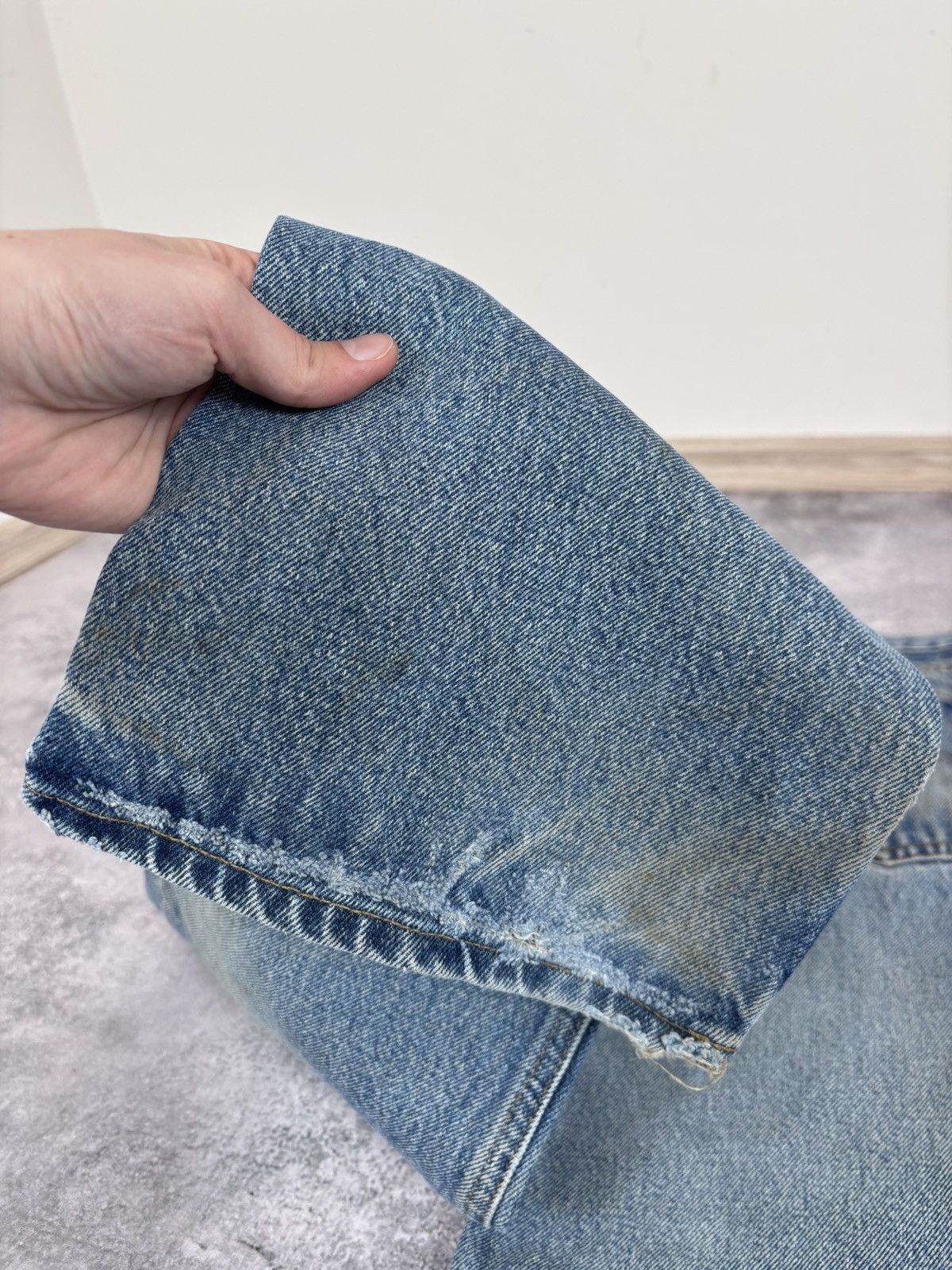 Carhartt Vintage Carhartt Faded Blue Denim Jeans Relaxed Fit Size US 32 / EU 48 - 7 Thumbnail