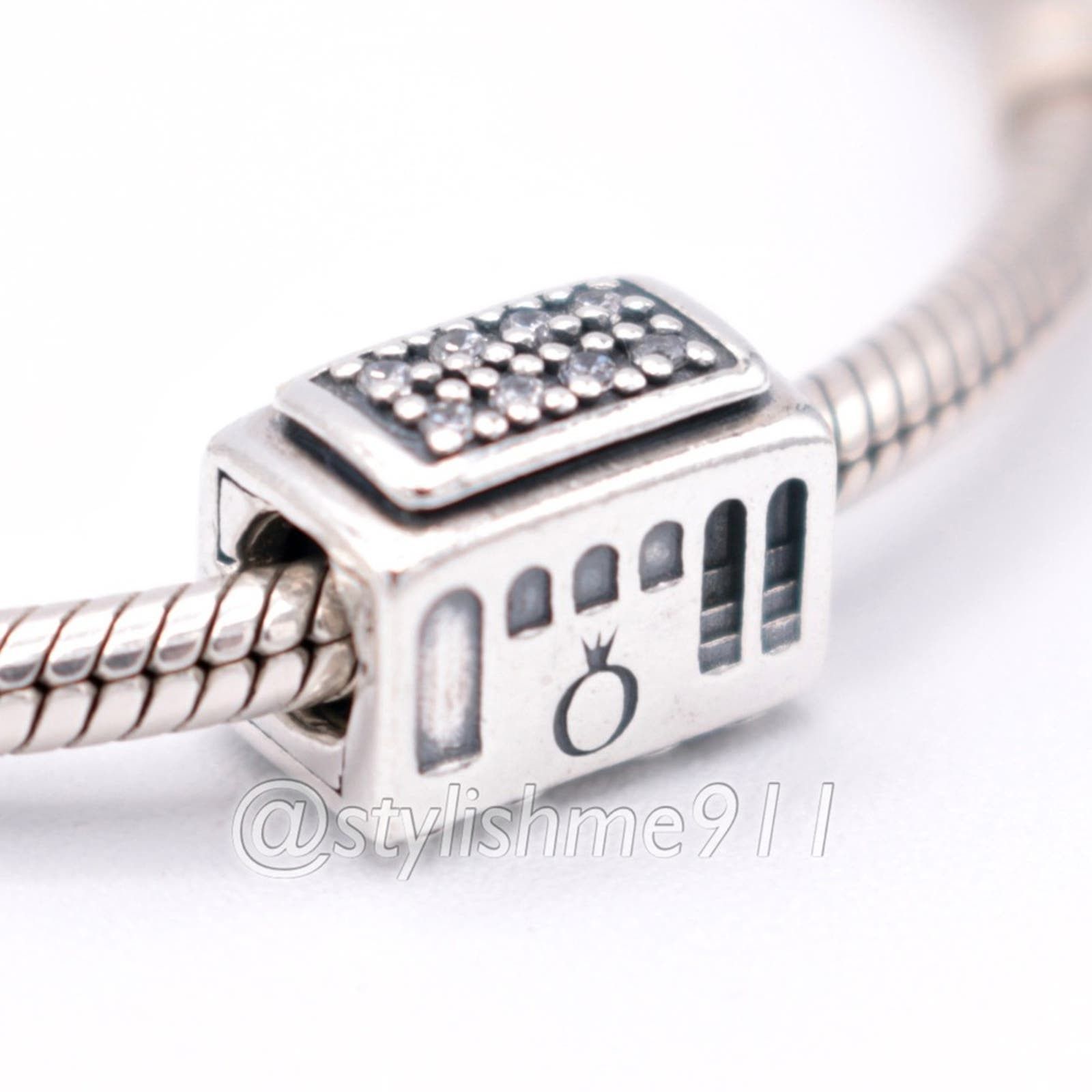 pandora Authentic Pandora Cable Car Charm - 791219CZ Size ONE SIZE - 2 Thumbnail