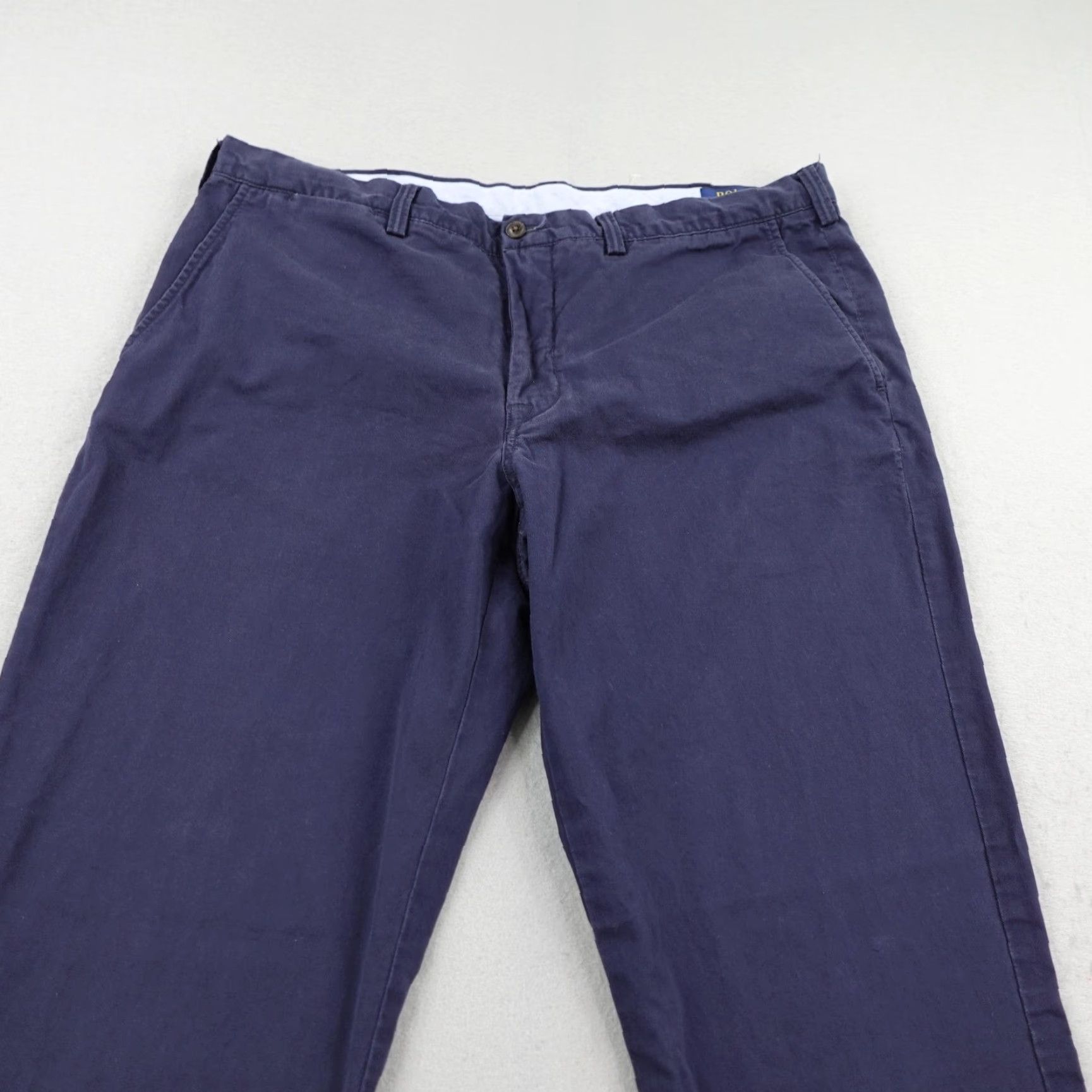 Polo Ralph Lauren Polo Ralph Lauren Pants Men 38x30 Chino Twill Stretch Straight Fit Navy Blue Casual) Size US M / EU 48-50 / 2 - 2 Thumbnail