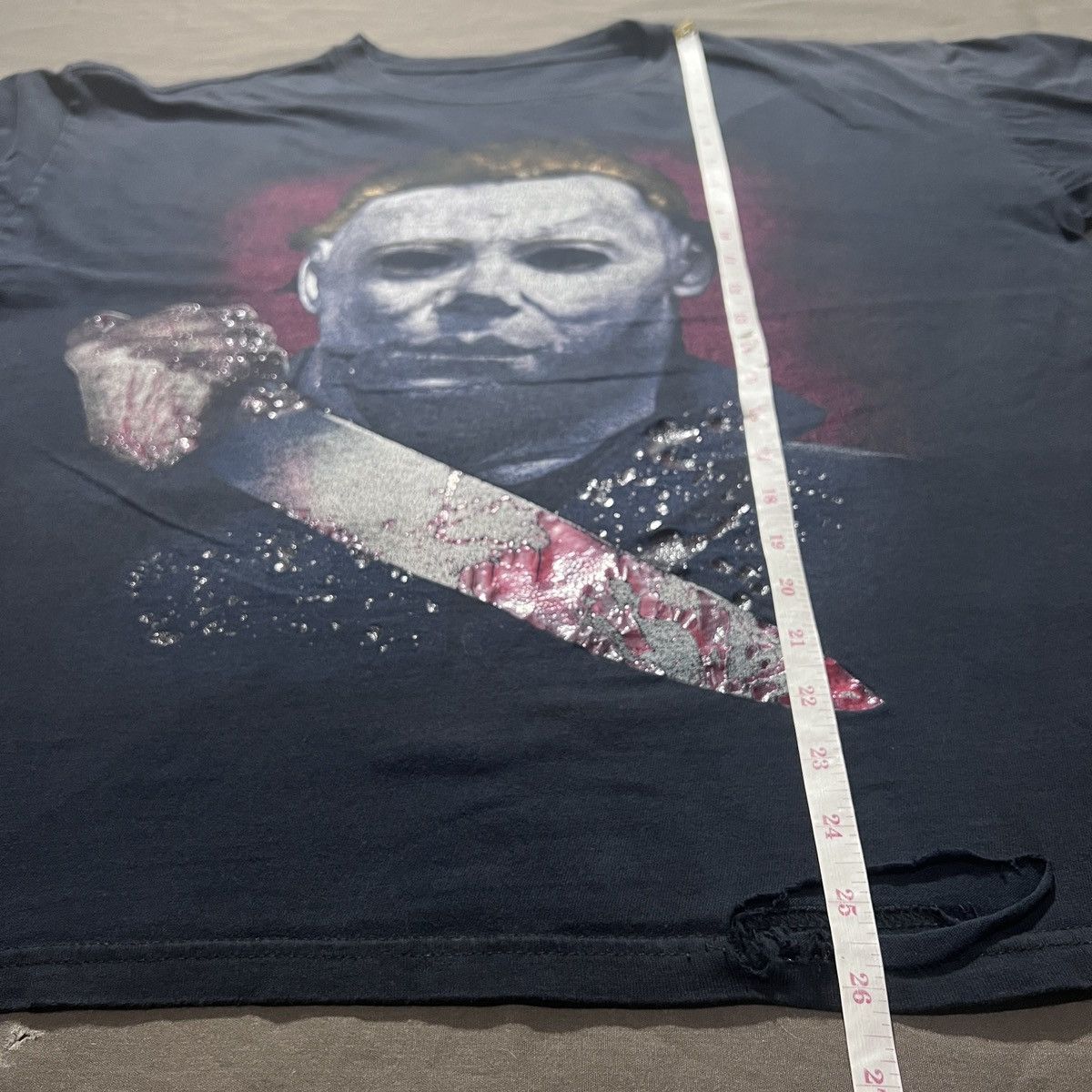 Expert Horror Halloween Michael Myers Movie Tee 2XL Oversized Thrashed Size US XXL / EU 58 / 5 - 13 Thumbnail