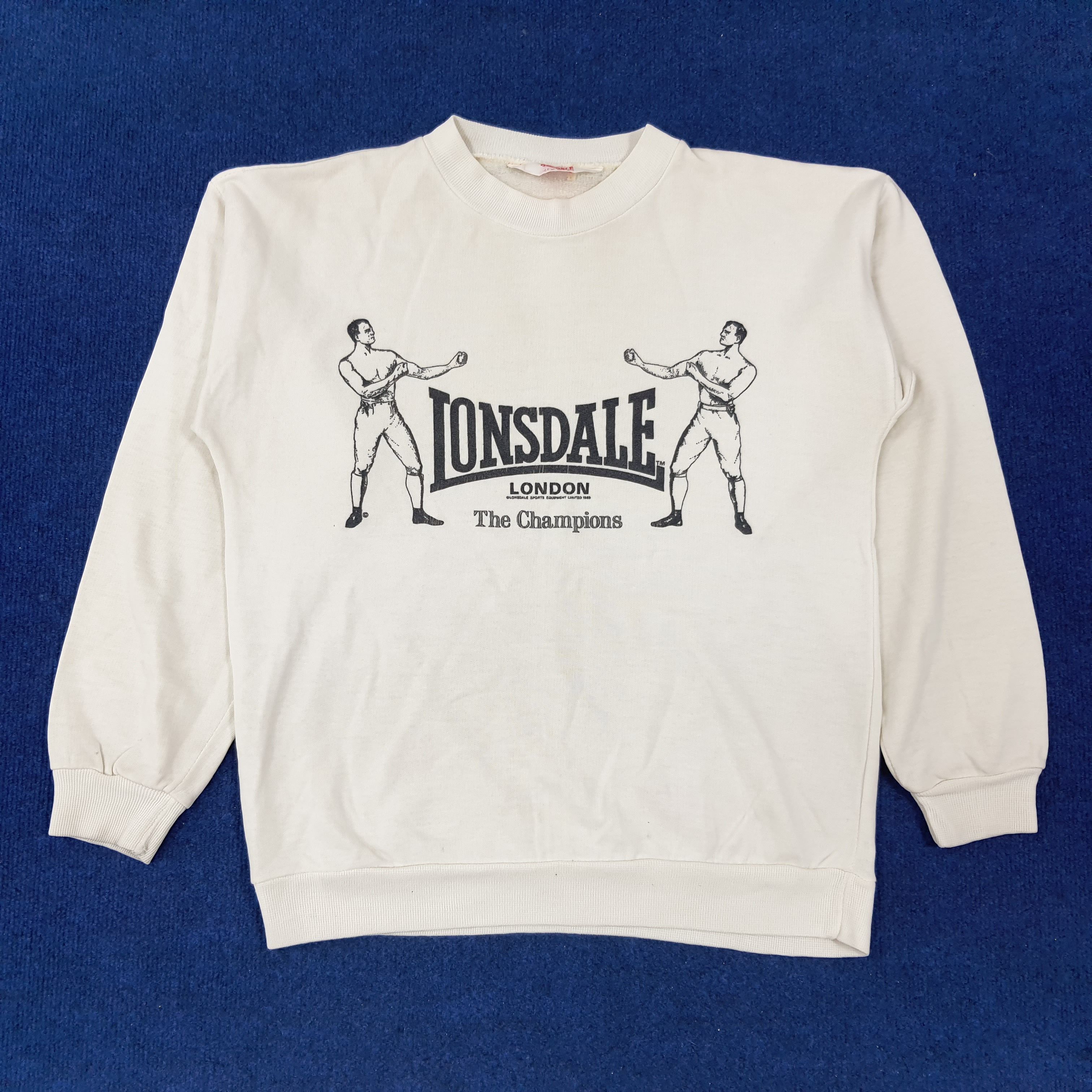 Lonsdale × Vintage Vintage Lonsdale London Champion Sports Equipment Sweatshirt Size US M / EU 48-50 / 2 - 1 Thumbnail