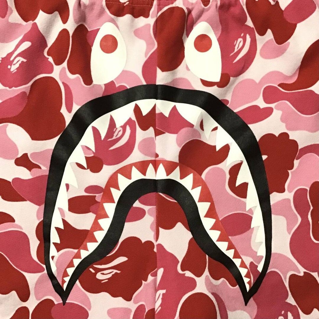 Bape BAPE Shark sweat shorts ABC camo pink APE XXL ★size 2XL Size US 38 / EU 54 - 2 Thumbnail