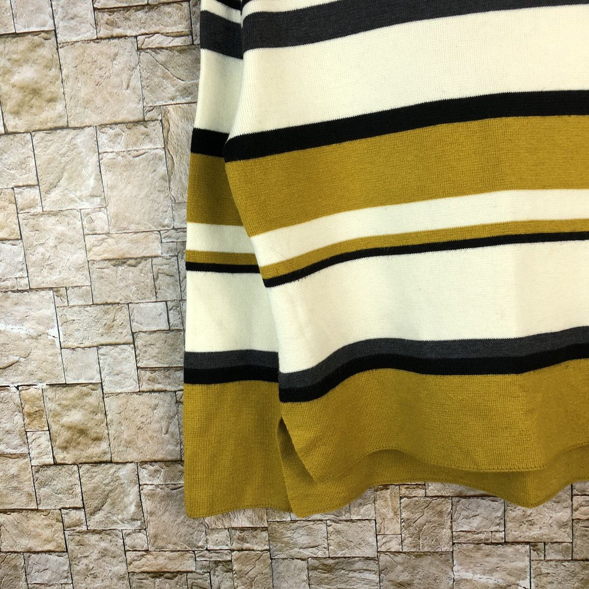 Global Work × Solid & Striped Global Work Brown Stripe Knitwear #A1191 Size M / US 6-8 / IT 42-44 - 7 Thumbnail