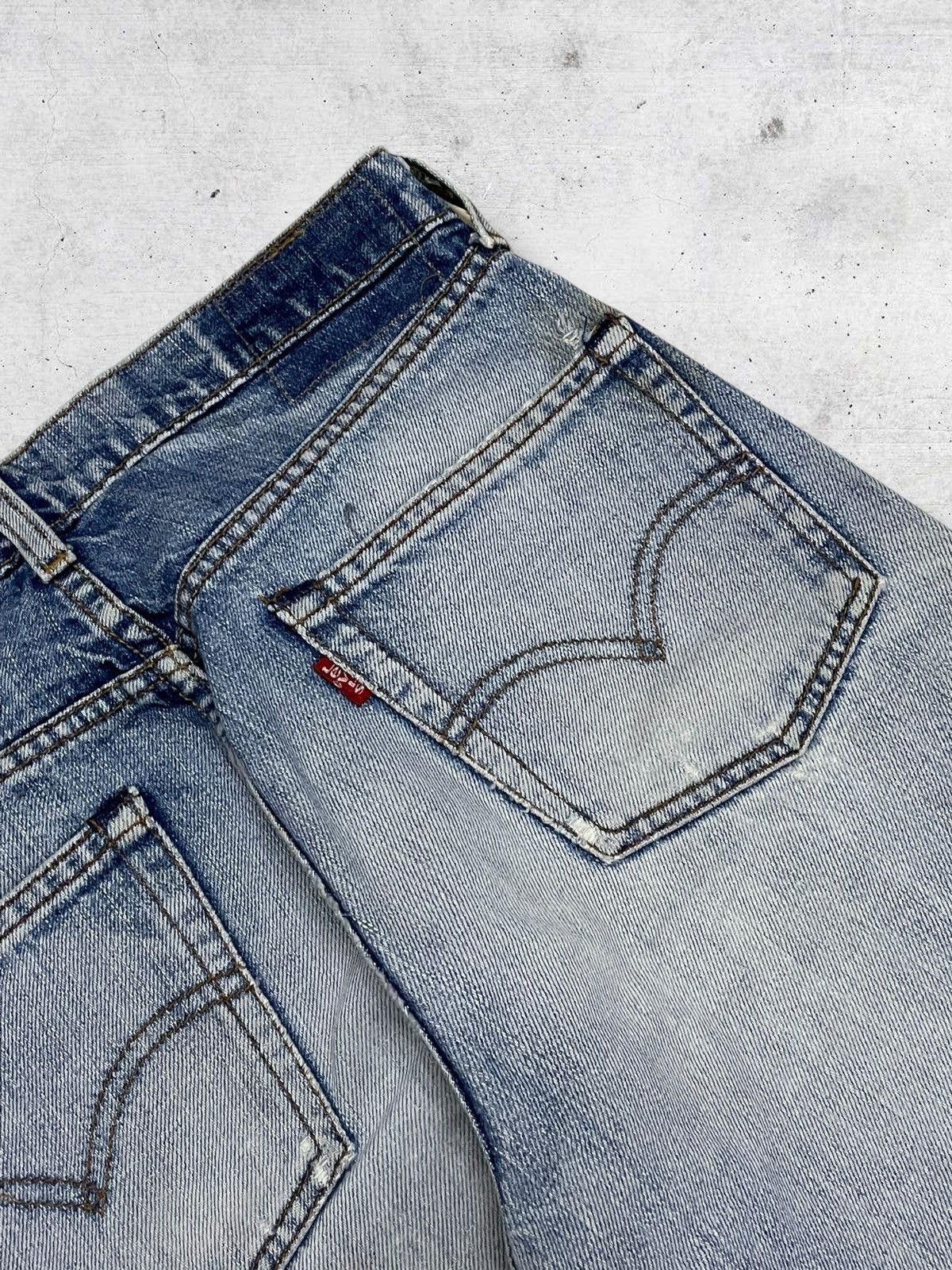 Levi's Vintage Clothing VINTAGE 501 LEVIS USA DESIGNER 90S OG SPLASH RIPPED DENIM Size US 29 - 16 Thumbnail