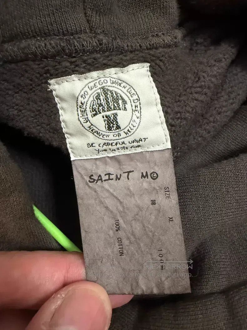 Saint Michael Saint Michael Wrench made old wash hooded sweatshirt Size US XL / EU 56 / 4 - 3 Thumbnail