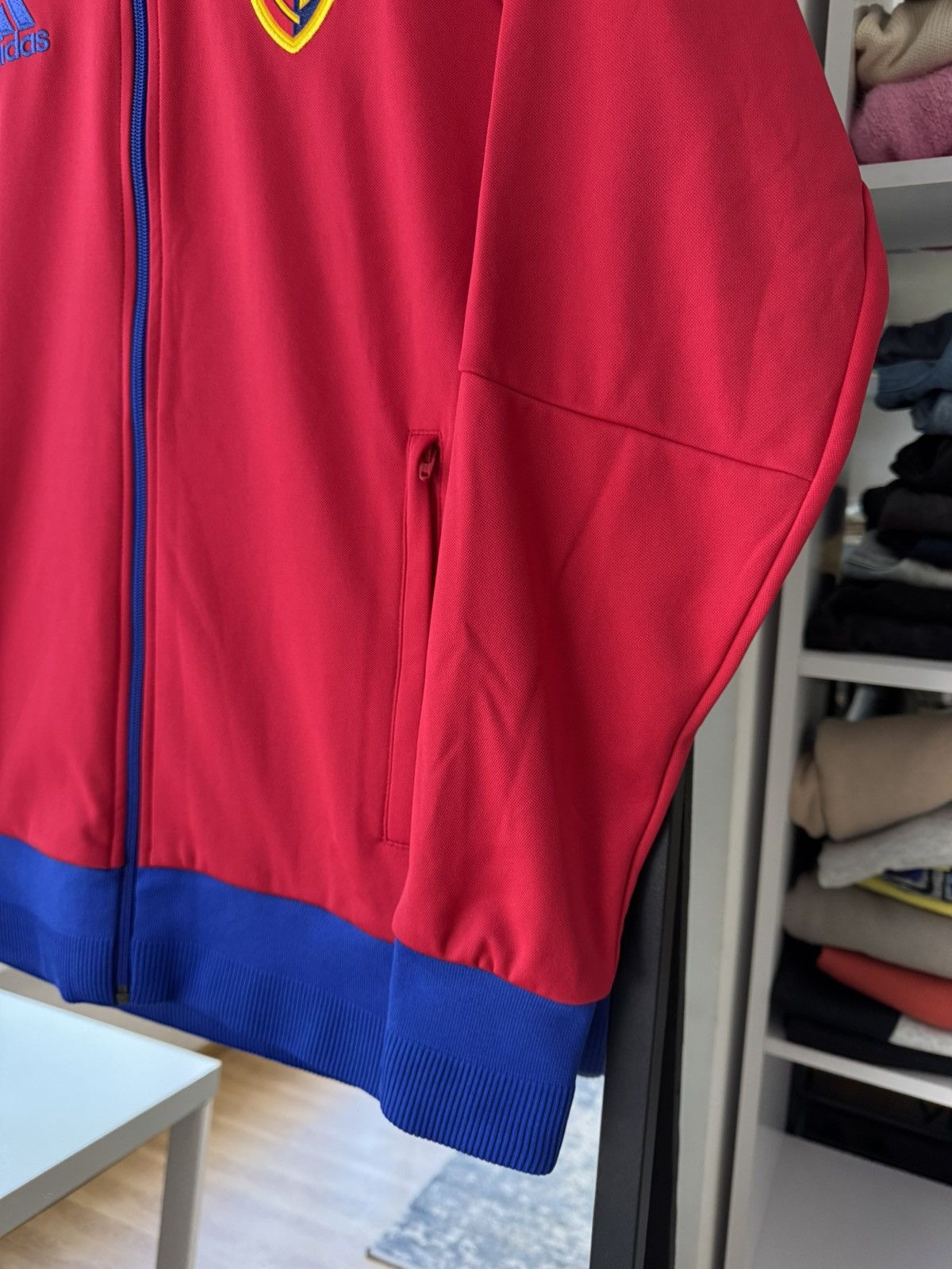 Adidas Adidas FC Basel 1893 track jacket Size US S / EU 44-46 / 1 - 6 Thumbnail