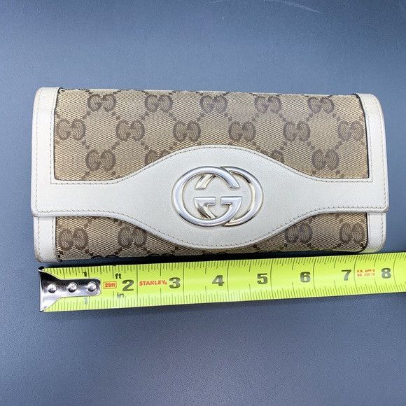 Gucci Vintage GG Gucci Long Wallet Size ONE SIZE - 13 Thumbnail
