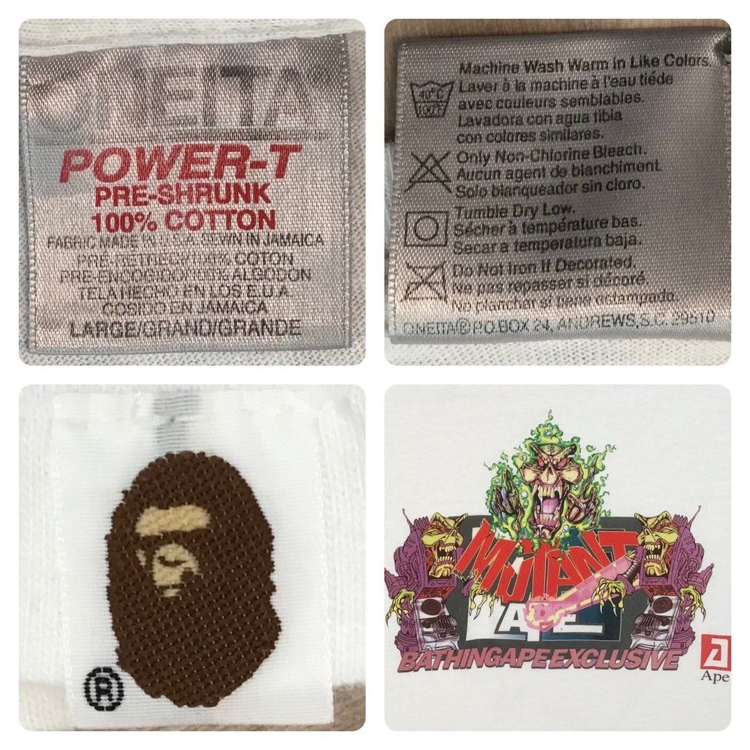 Bape × Nigo 🔥Vintage🔥 BAPE Oneita body MUTANT APE T-shirt NIGO Size US L / EU 52-54 / 3 - 6 Thumbnail