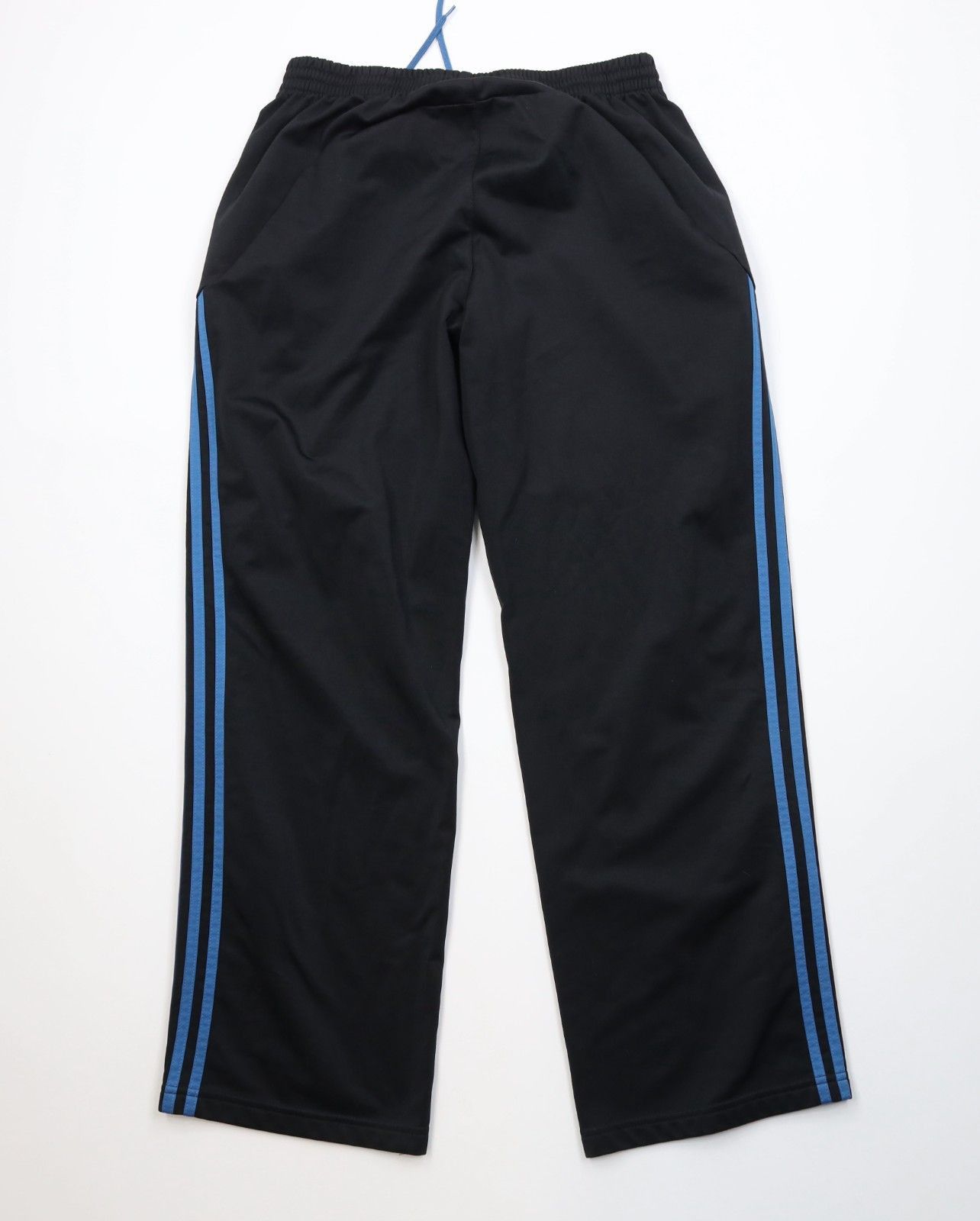 Adidas Vintage Y2K Adidas Striped Wide Leg Sweatpants Pants Black Size US 36 / EU 52 - 8 Thumbnail