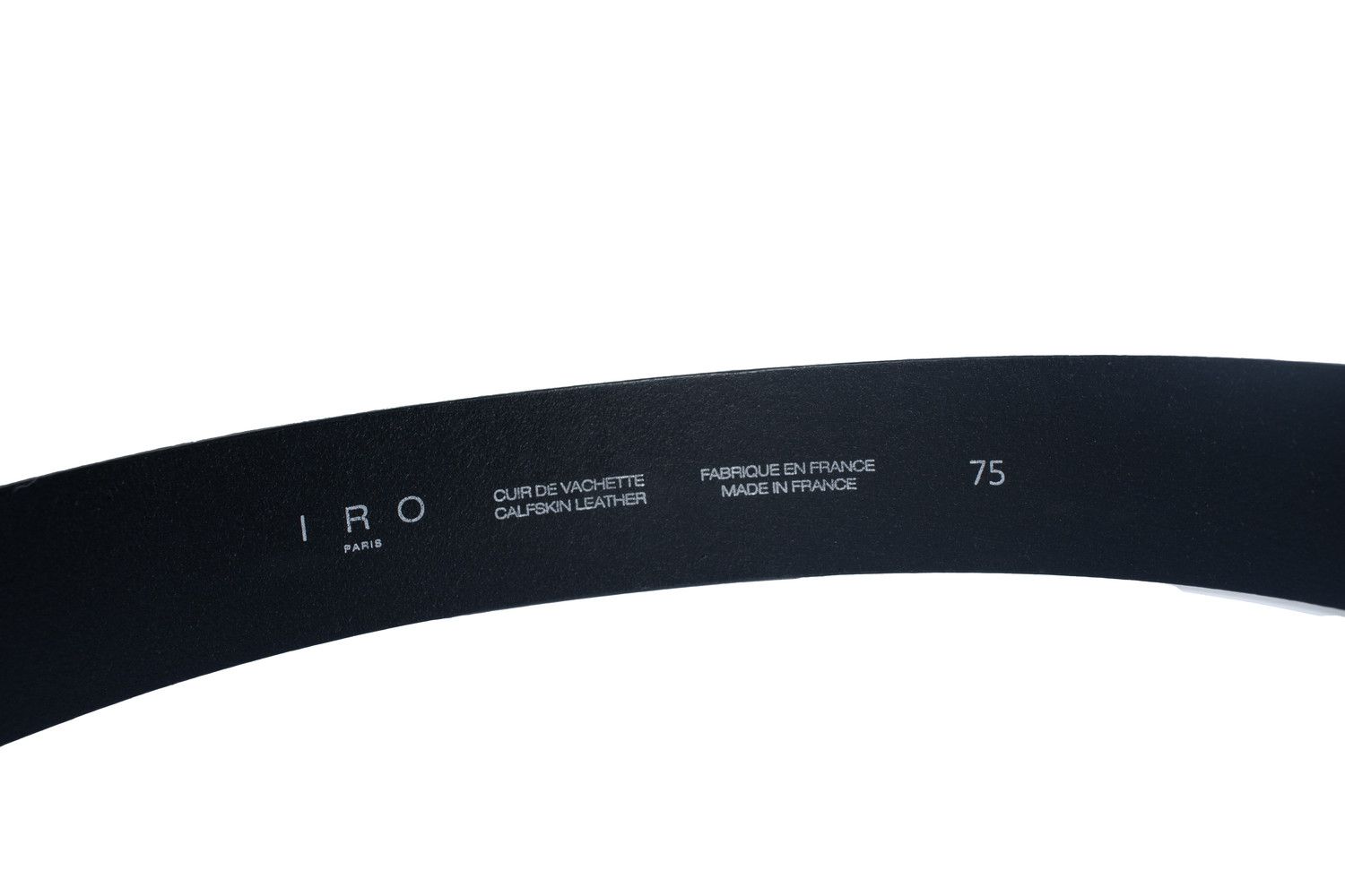 Iro Iro, leather belt with gold buckle Size ONE SIZE - 5 Thumbnail