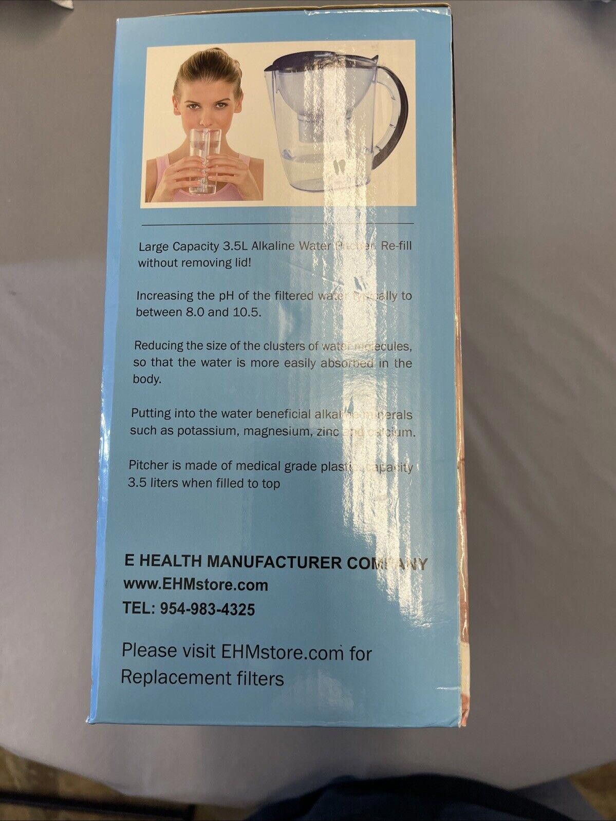 Designer EGM Alkaline Water Filter Pitcher - 3.5 LITER Size ONE SIZE - 4 Thumbnail