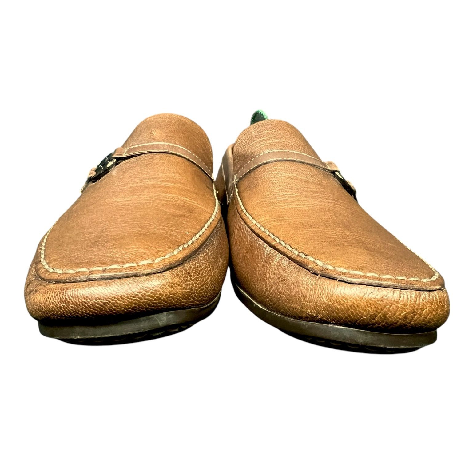 Hugo Boss Men's Hugo Boss Brown Leather Driving Shoes Loafers - US 7 Size US 7 / EU 40 - 4 Thumbnail