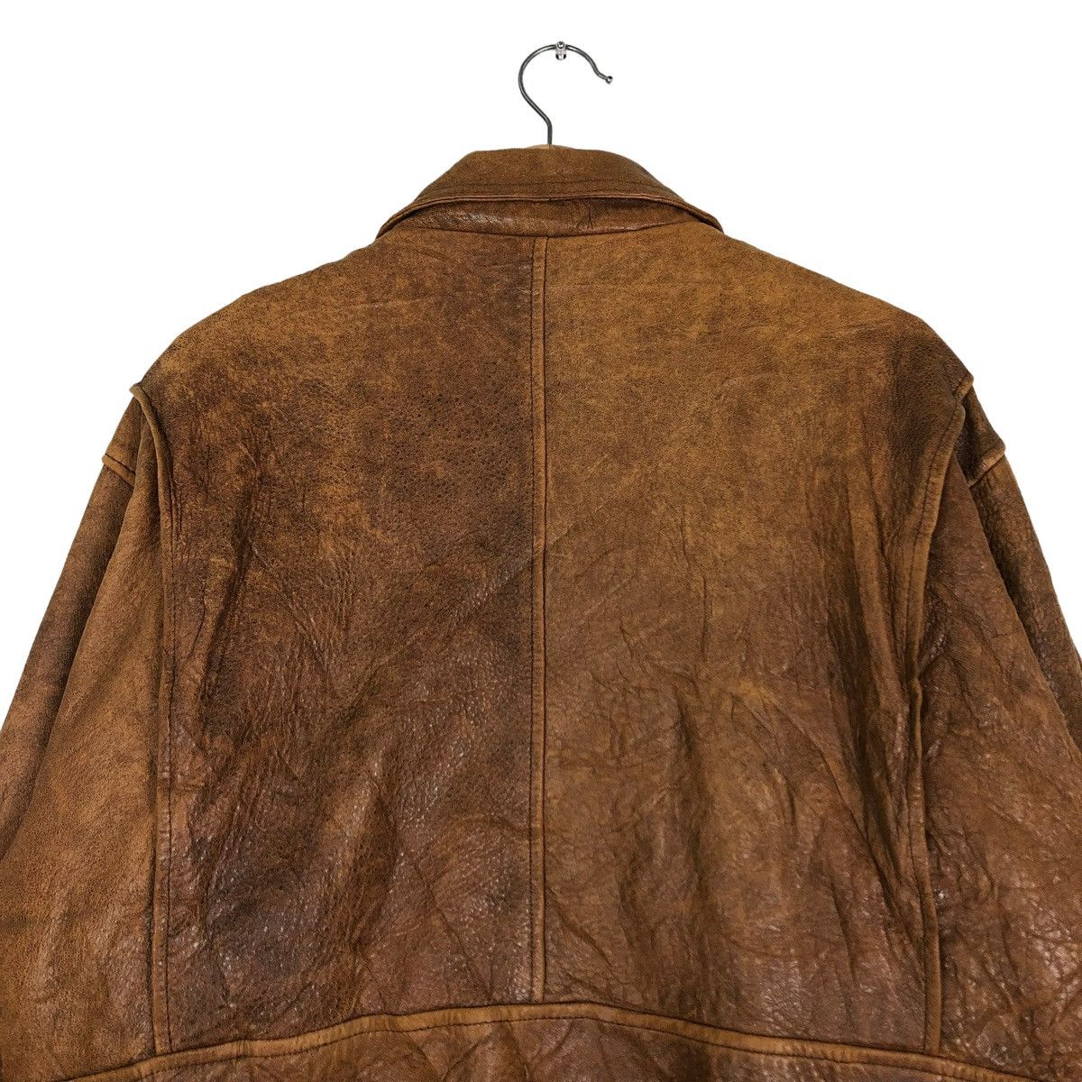 Vintage 🔥VINTAGE LEATHER FLIGHT JACKET USA STYLEWEAR LEATHER Size US L / EU 52-54 / 3 - 9 Thumbnail